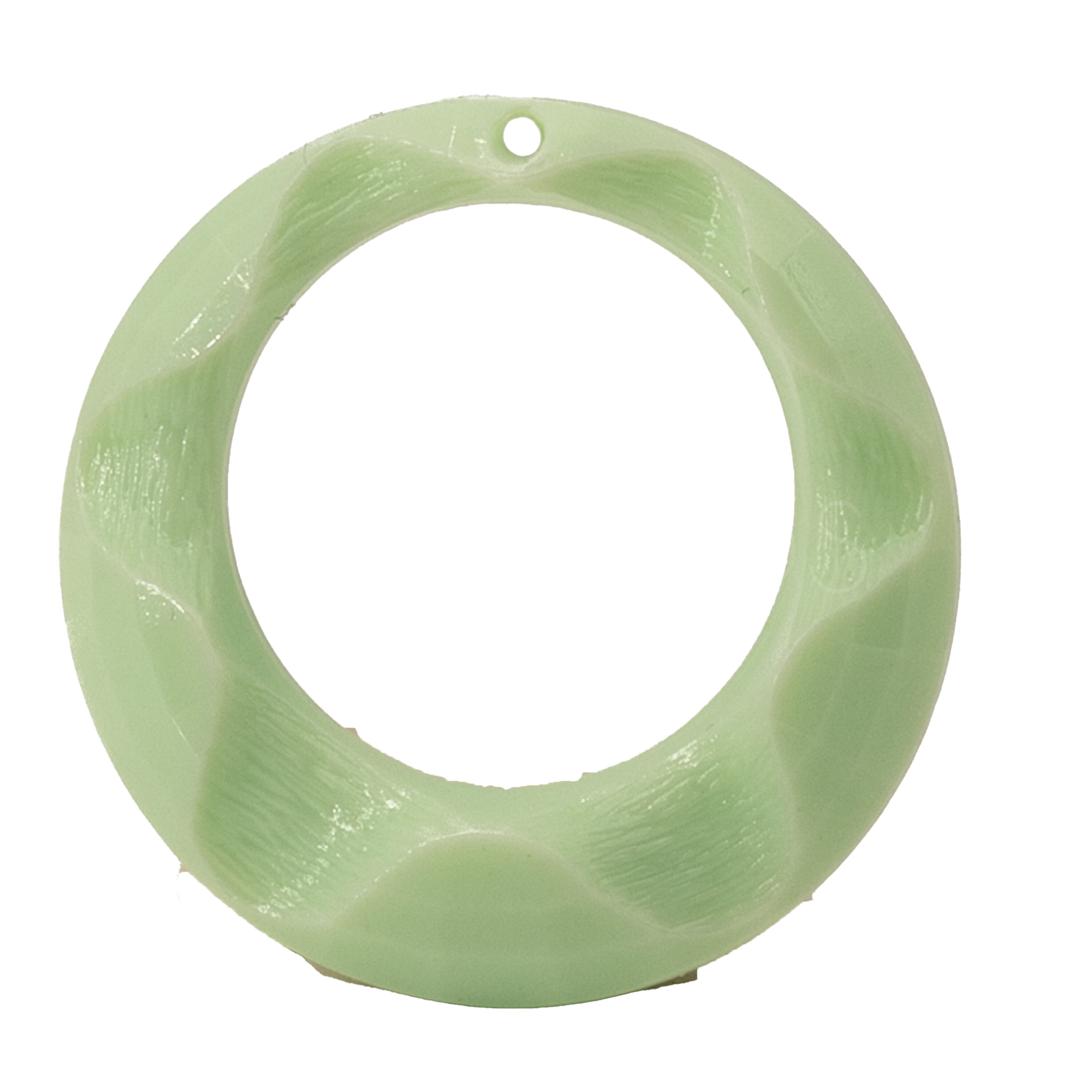 30mm Ring Anhänger in mintgrün