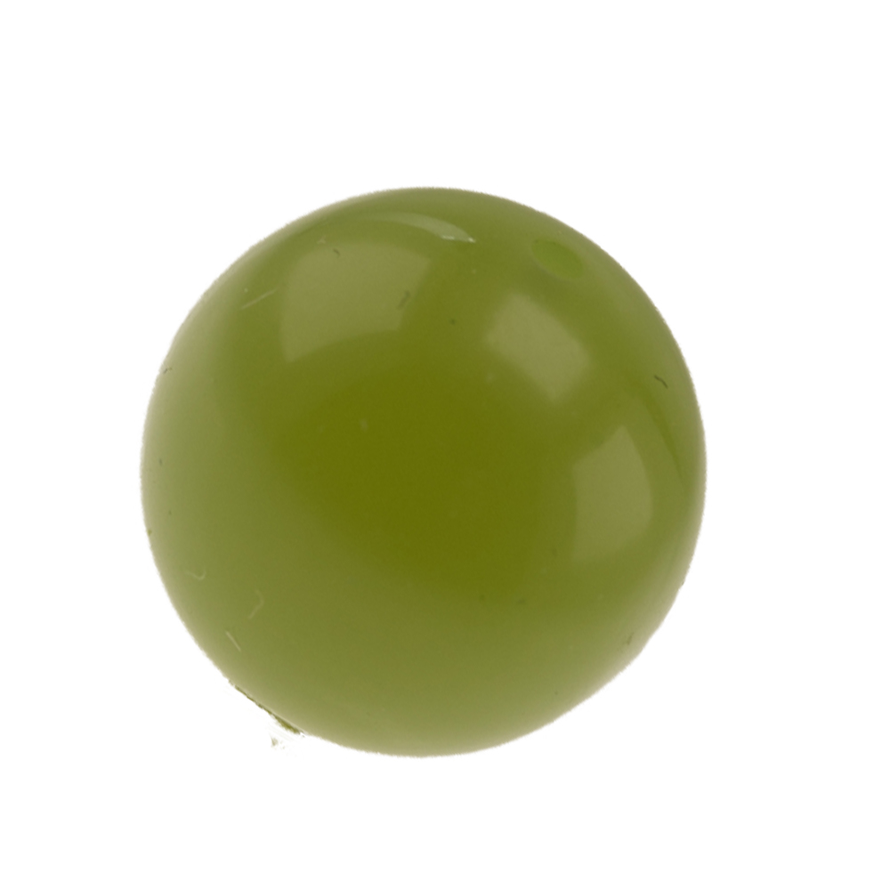 14mm Rundperle in  khaki  Opal