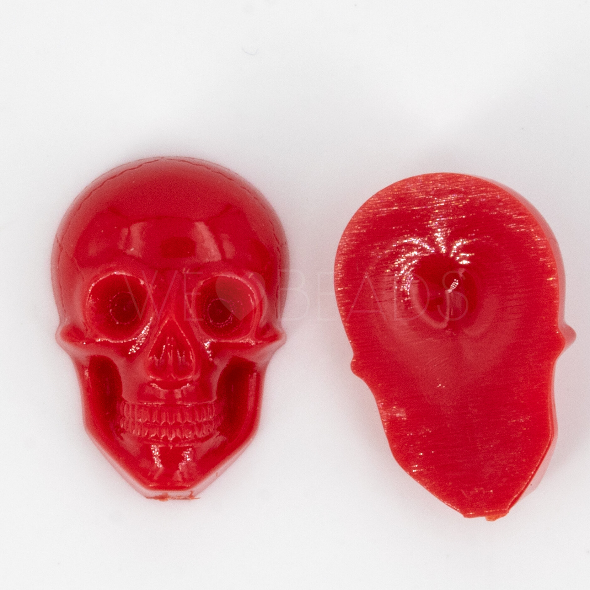 20x14 Cabochon Totenkopf in rot