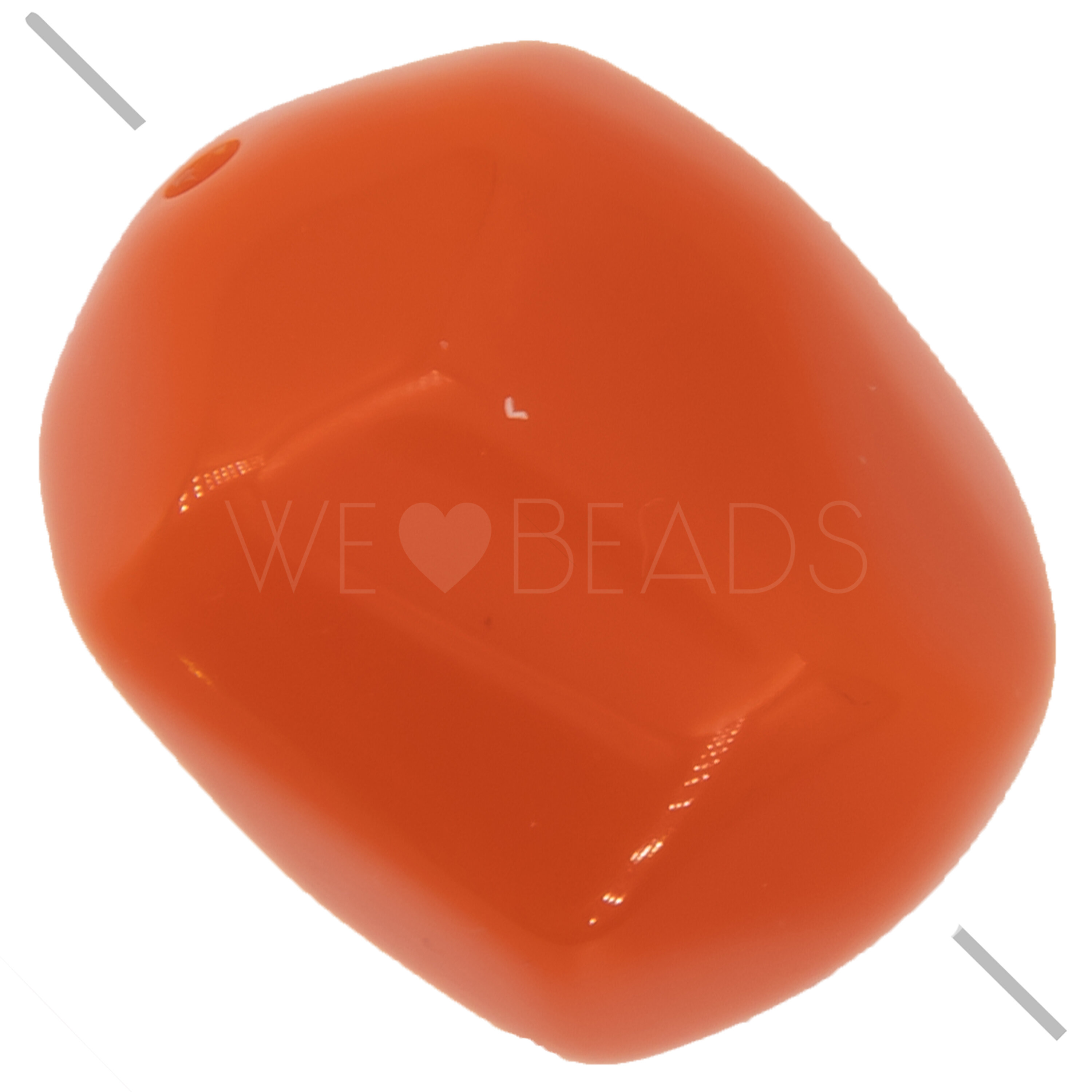 23x18 baroque Beads in orange