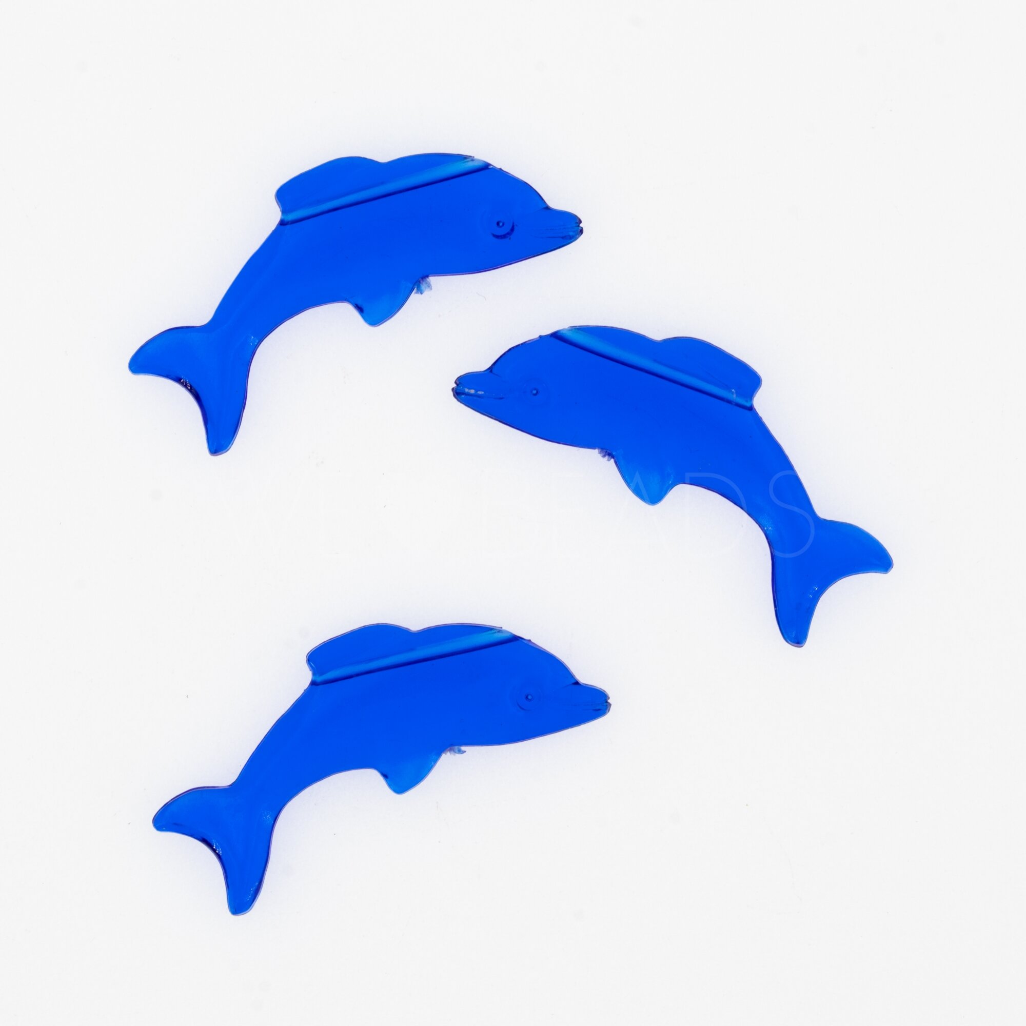 37x15 delfin Perle in blau