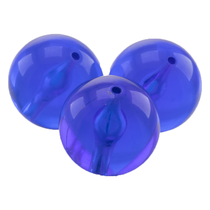 10mm Roundbead in blue Translucent