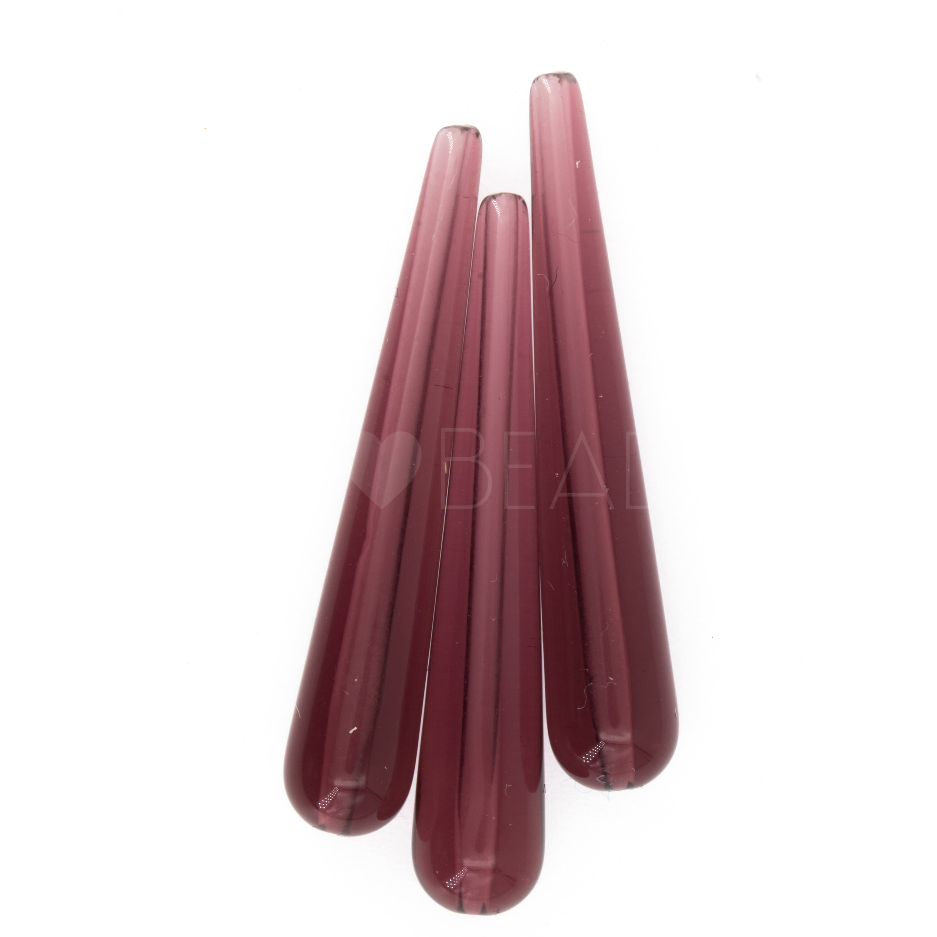 38x7 Tropfen Perle in aubergine