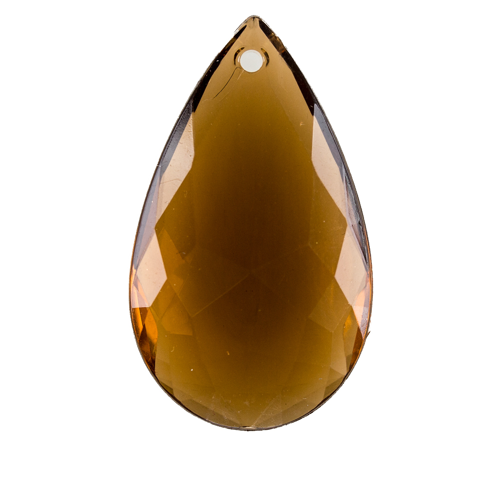 29x18 Tropfen Anhänger - Topas Transparent