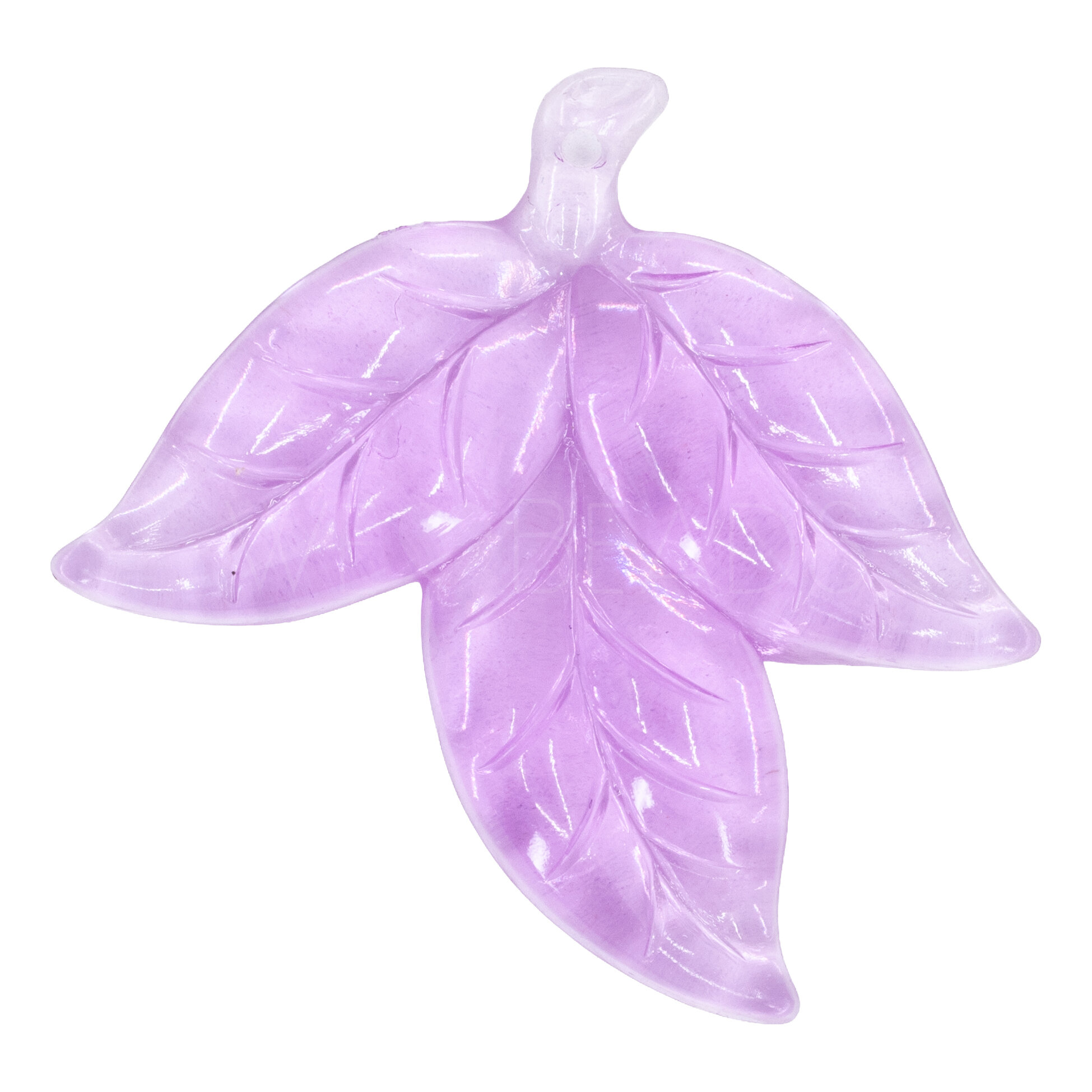 50mm Blatt Anhänger in violett