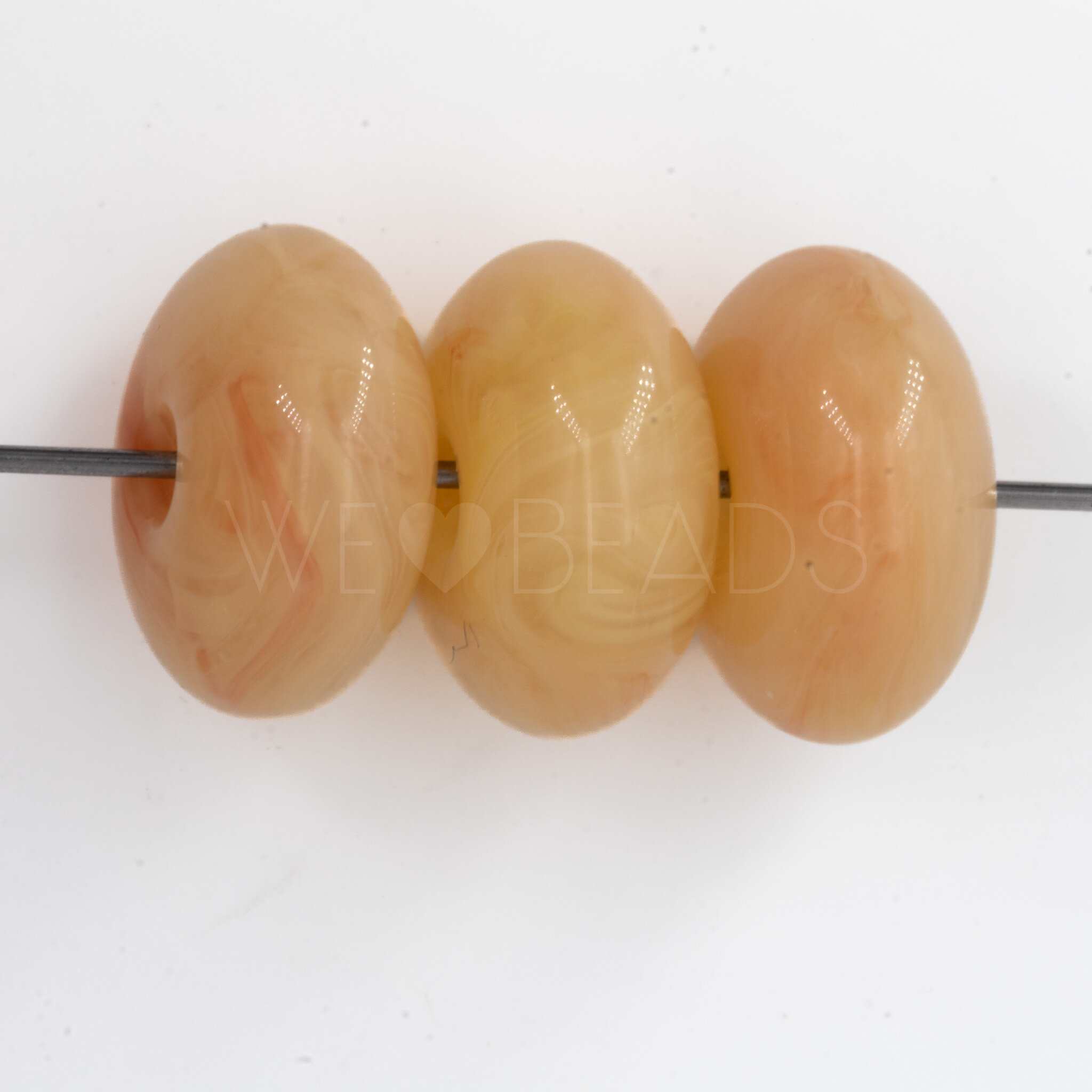 16mm Donut Beads in beie