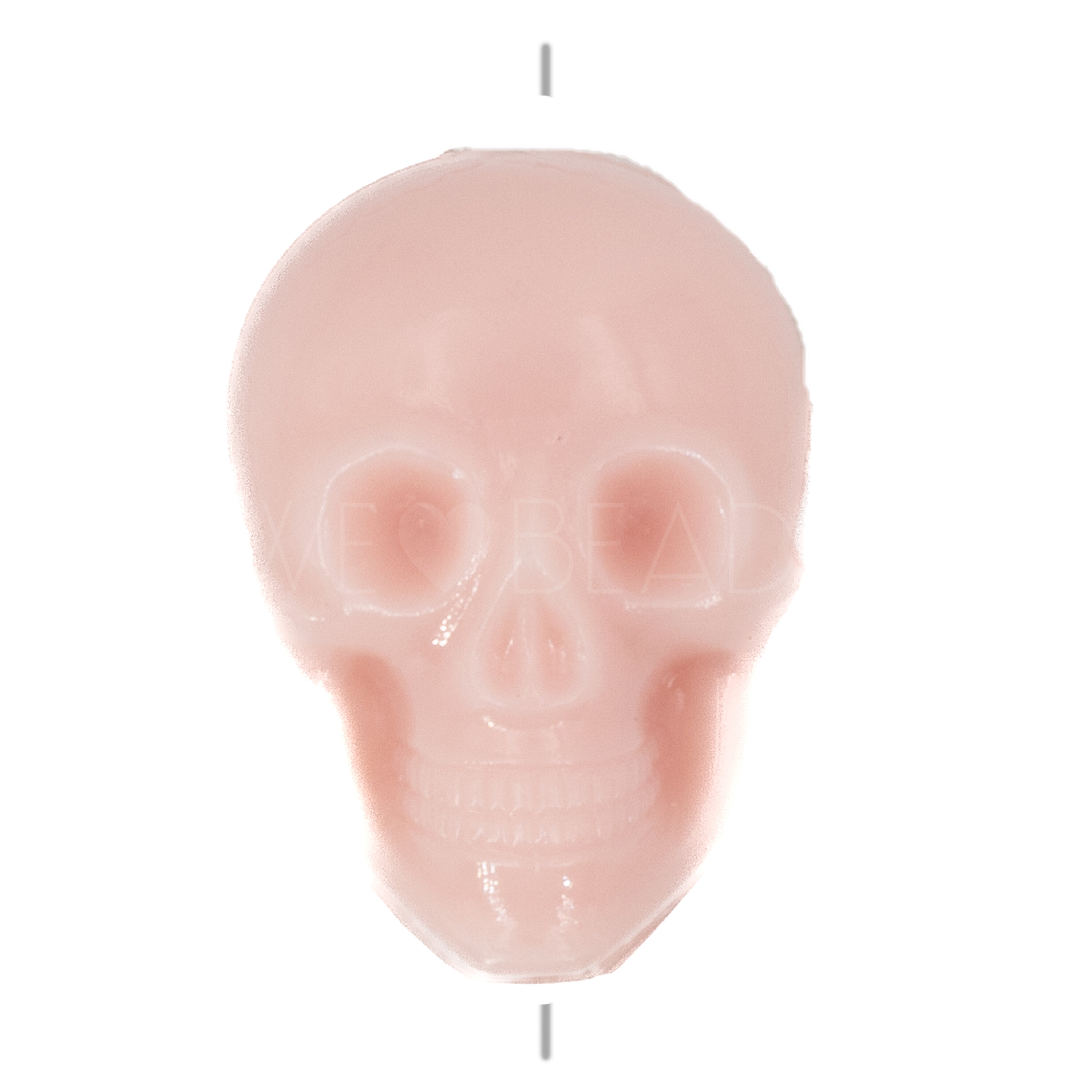 20x14 Totenkopf Perle in alt rosa