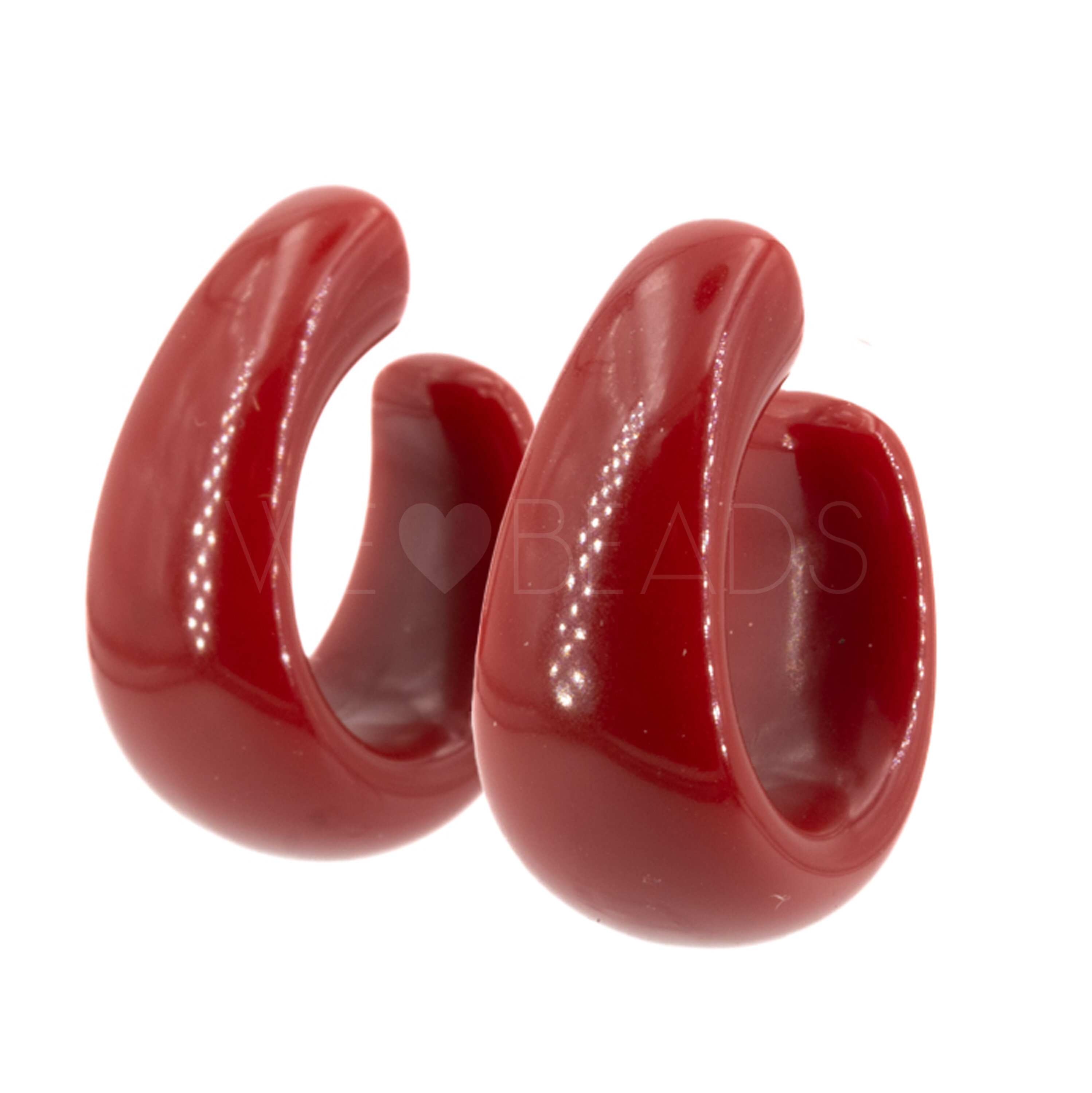 27x21 Elypse Creole in blutrot 