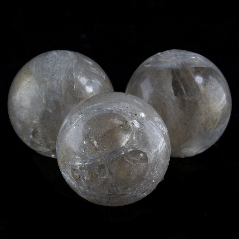 10mm Roundbead in crystalgolk Marbled