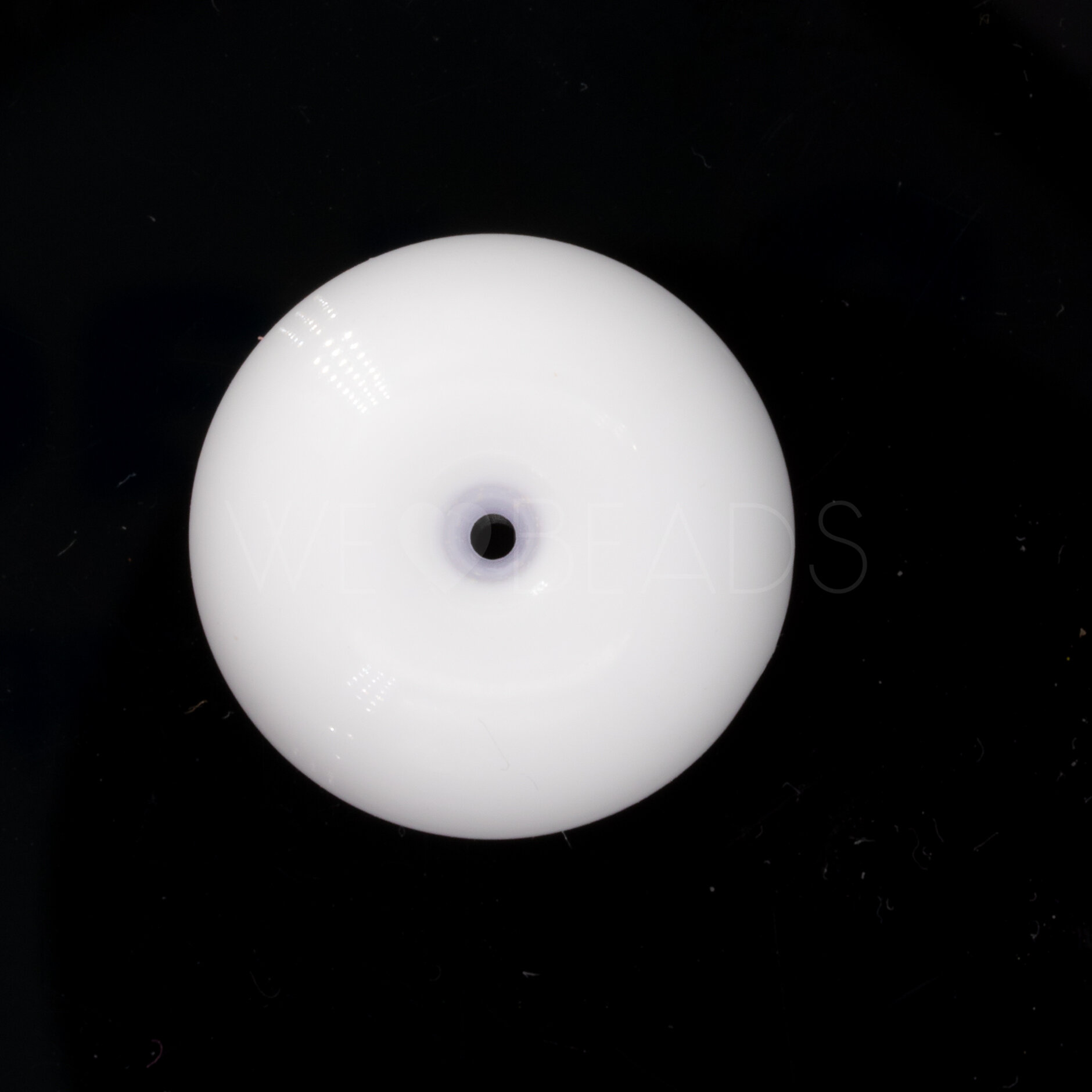 26mm Donut Beads in white