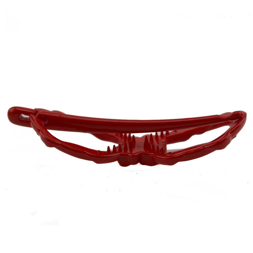 Libellenspange in rot Satt, Large