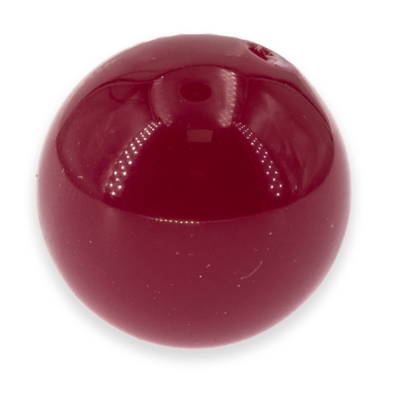 10mm Rundperle in  himbeerrosa Opal