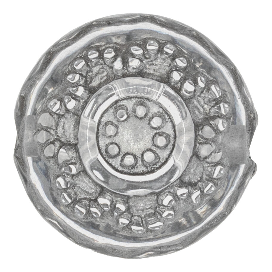 13mm Round Beads in crystal silber