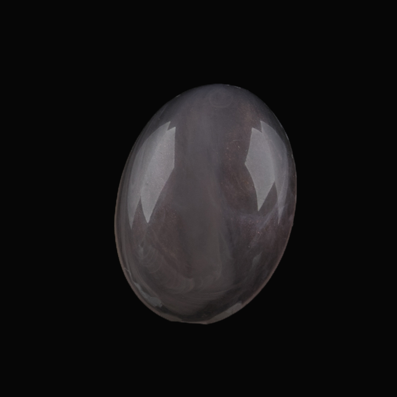 18x13 oval Cabochon in rosa grau 