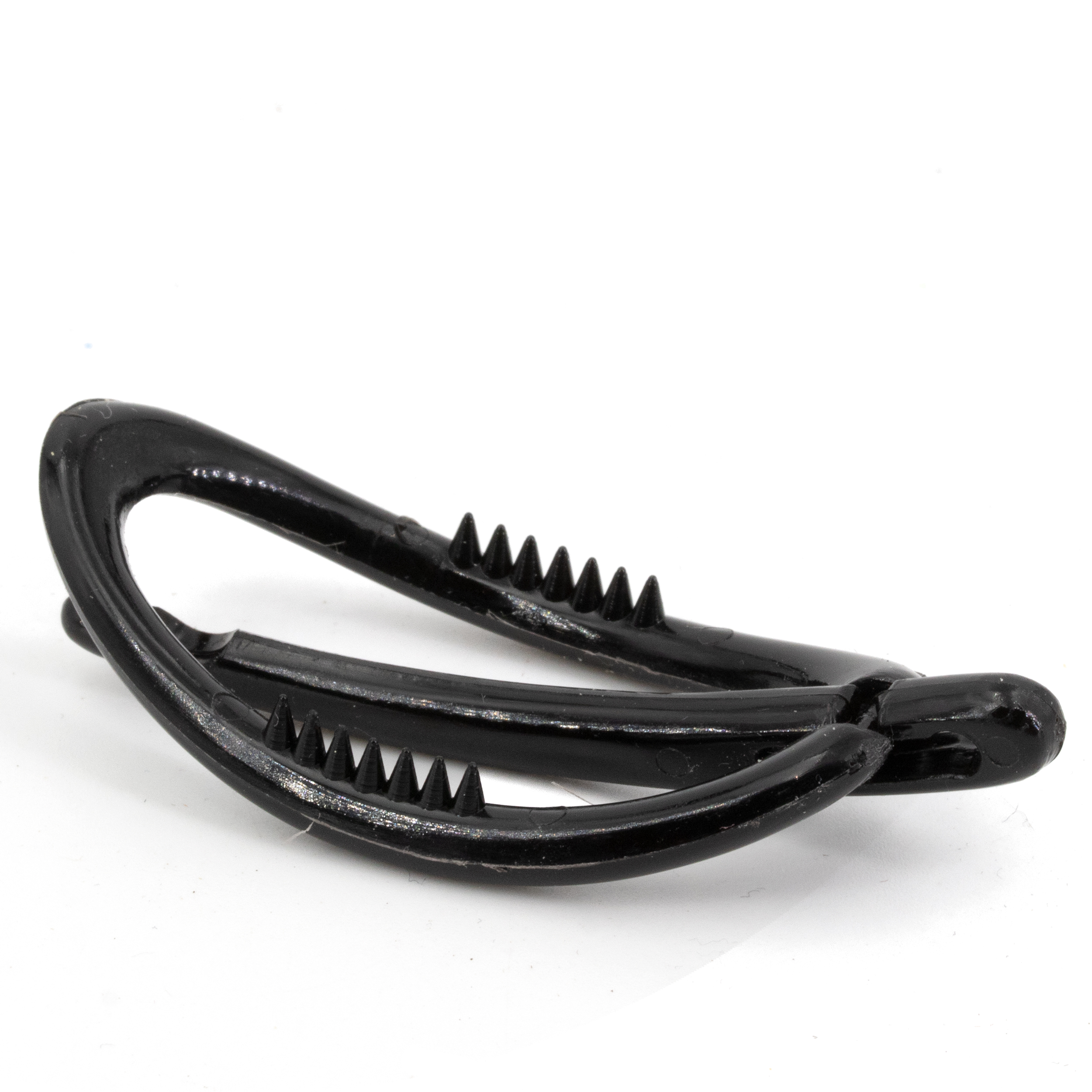 Libellenspange in schwarz Satt, medium
