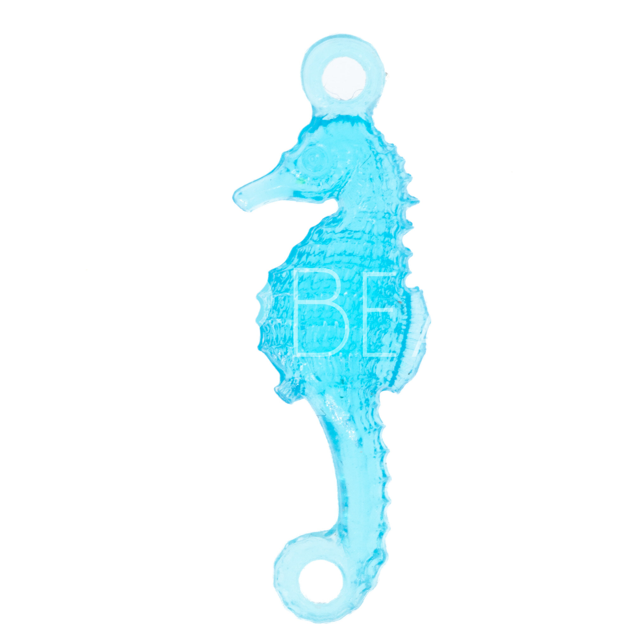 31x10 seepferd Anhänger in kapriblau  Transparent