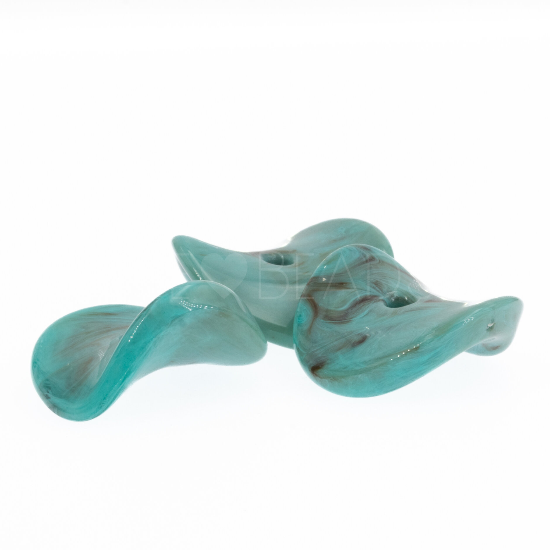 28mm Perle Backgamon plättchen in türkis