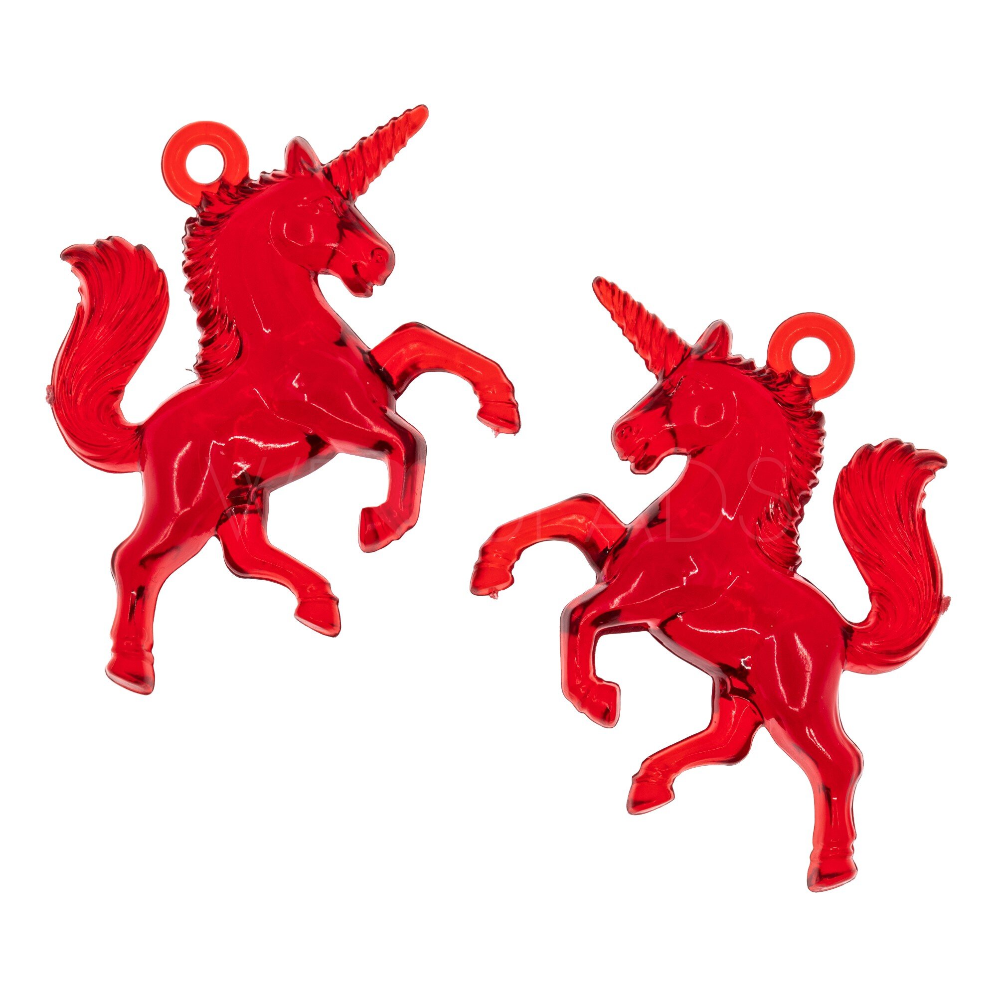 45x36 Unicorn Charm in red