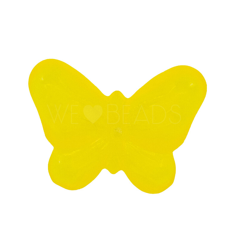 Schmetterling Perle in gelb