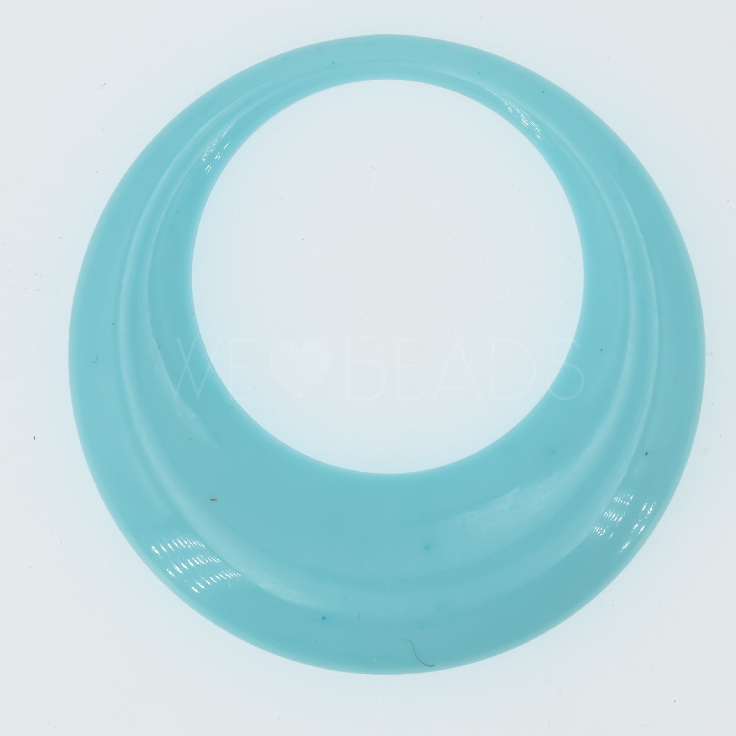 44mm Rund Ring in helles türkis