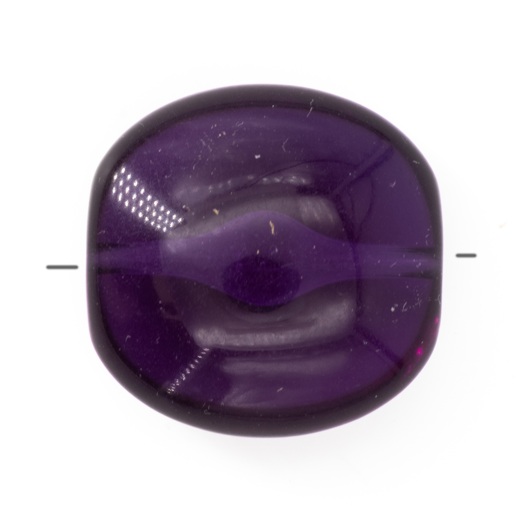 30mm Kissen  Perle in indigo lila