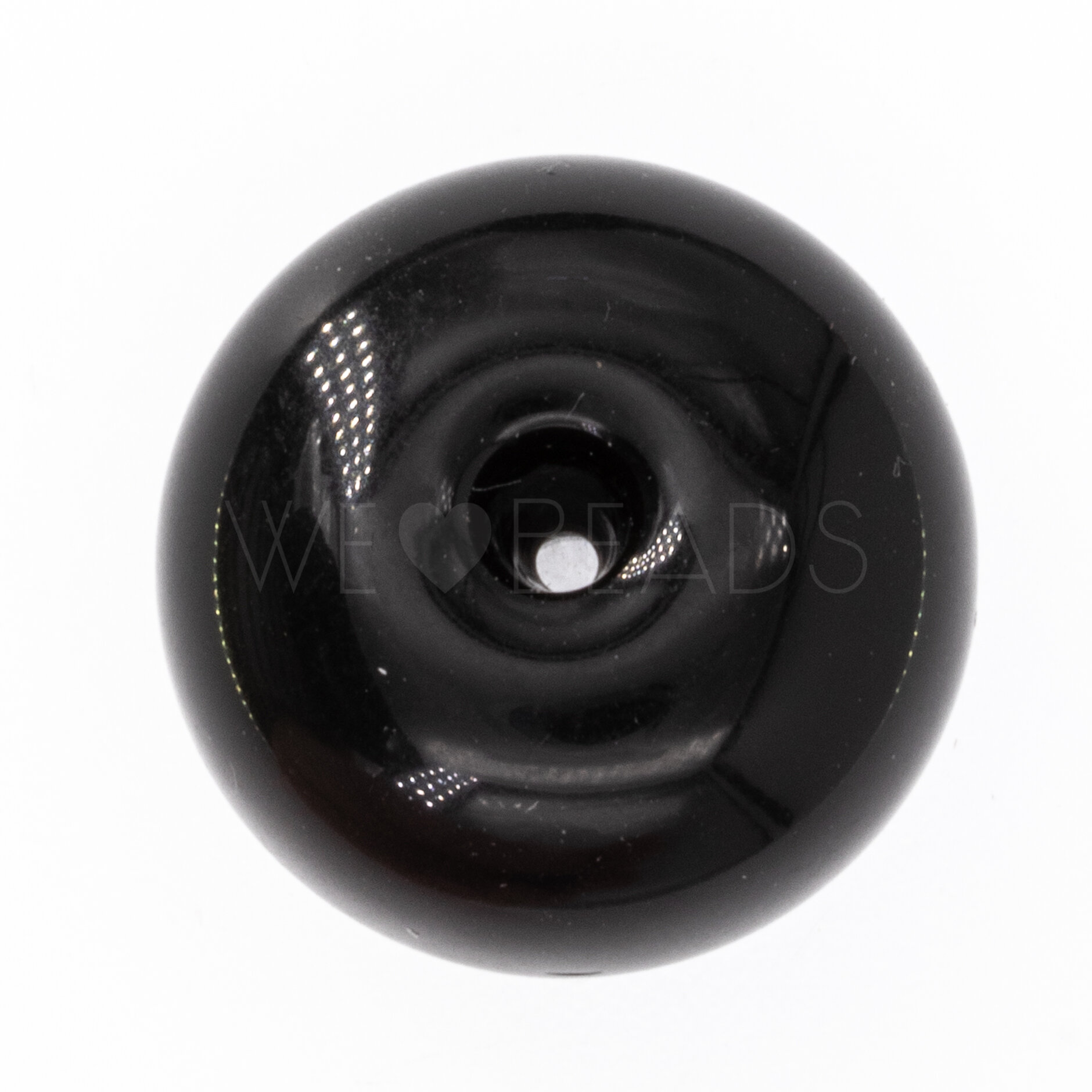 26mm Donut Beads in black