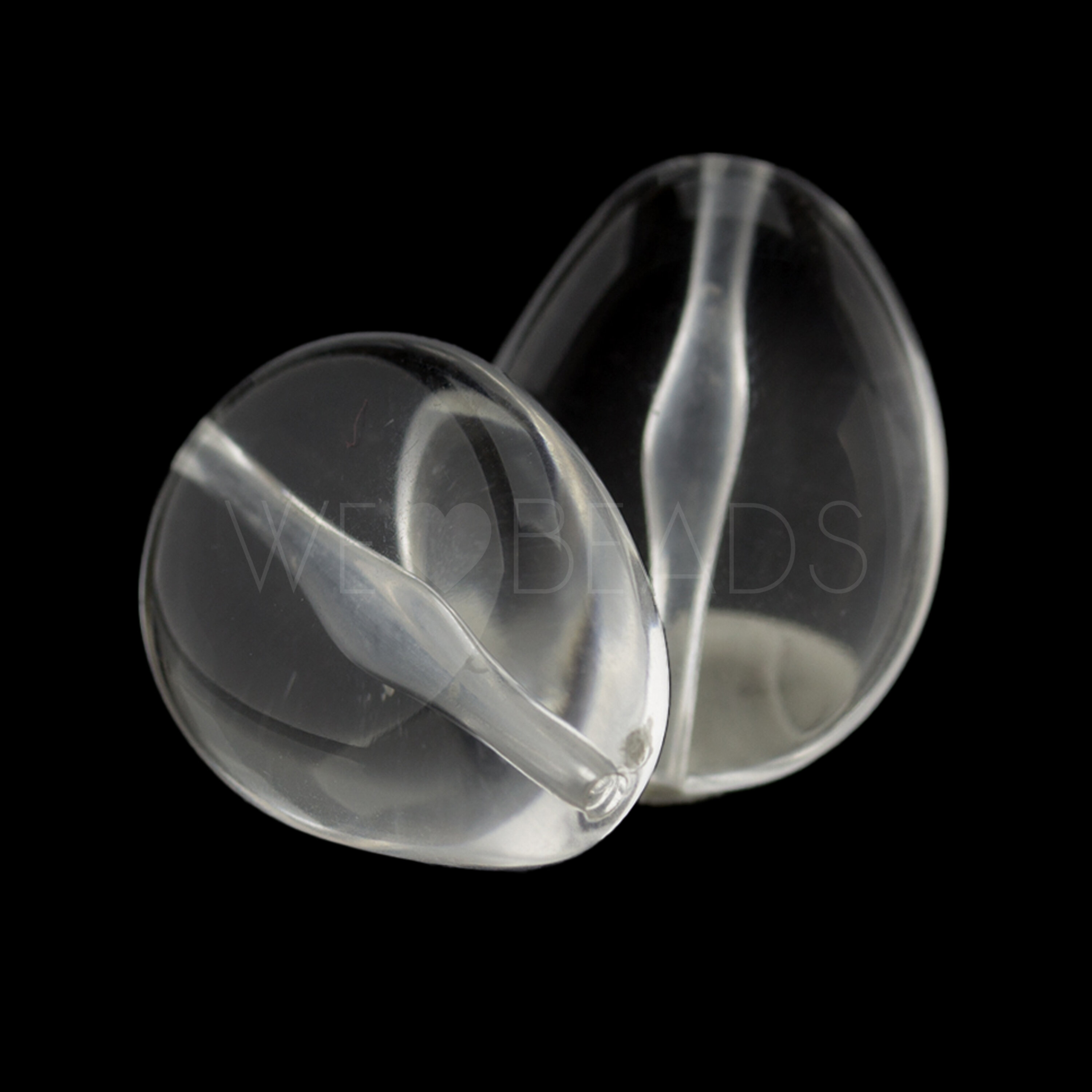 18x14 Perle Barock in Kristall