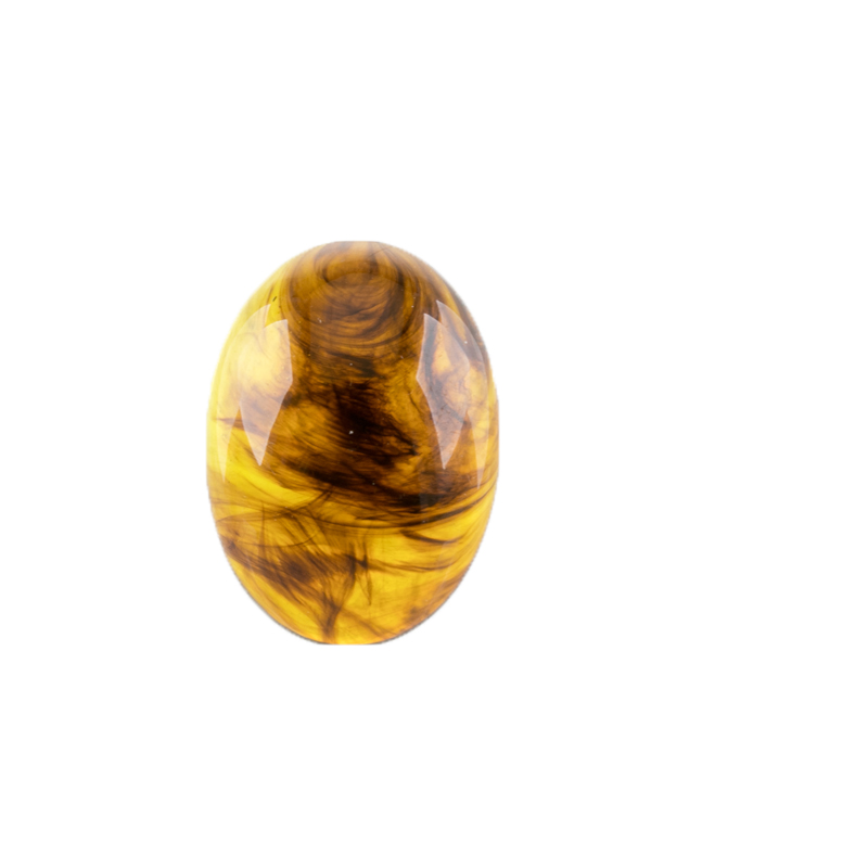 10x8 Cabochon oval - schildpatt Marmor