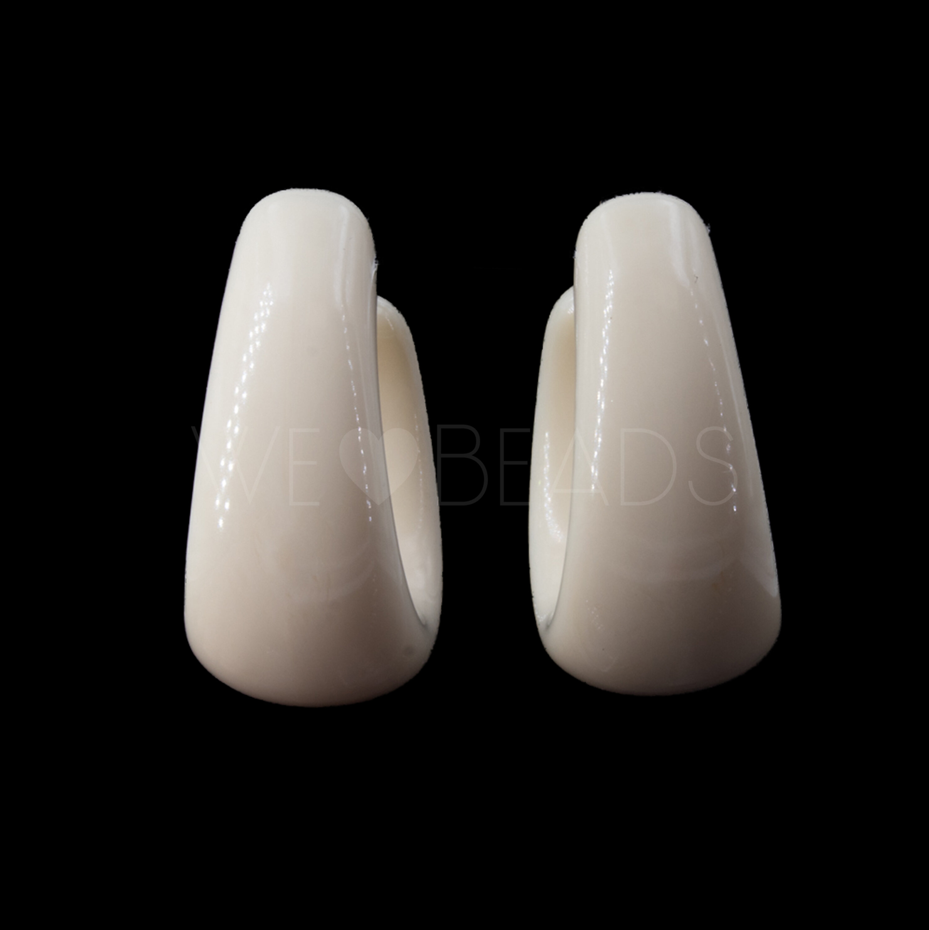 27x21 Elypse Creole in elfenbein