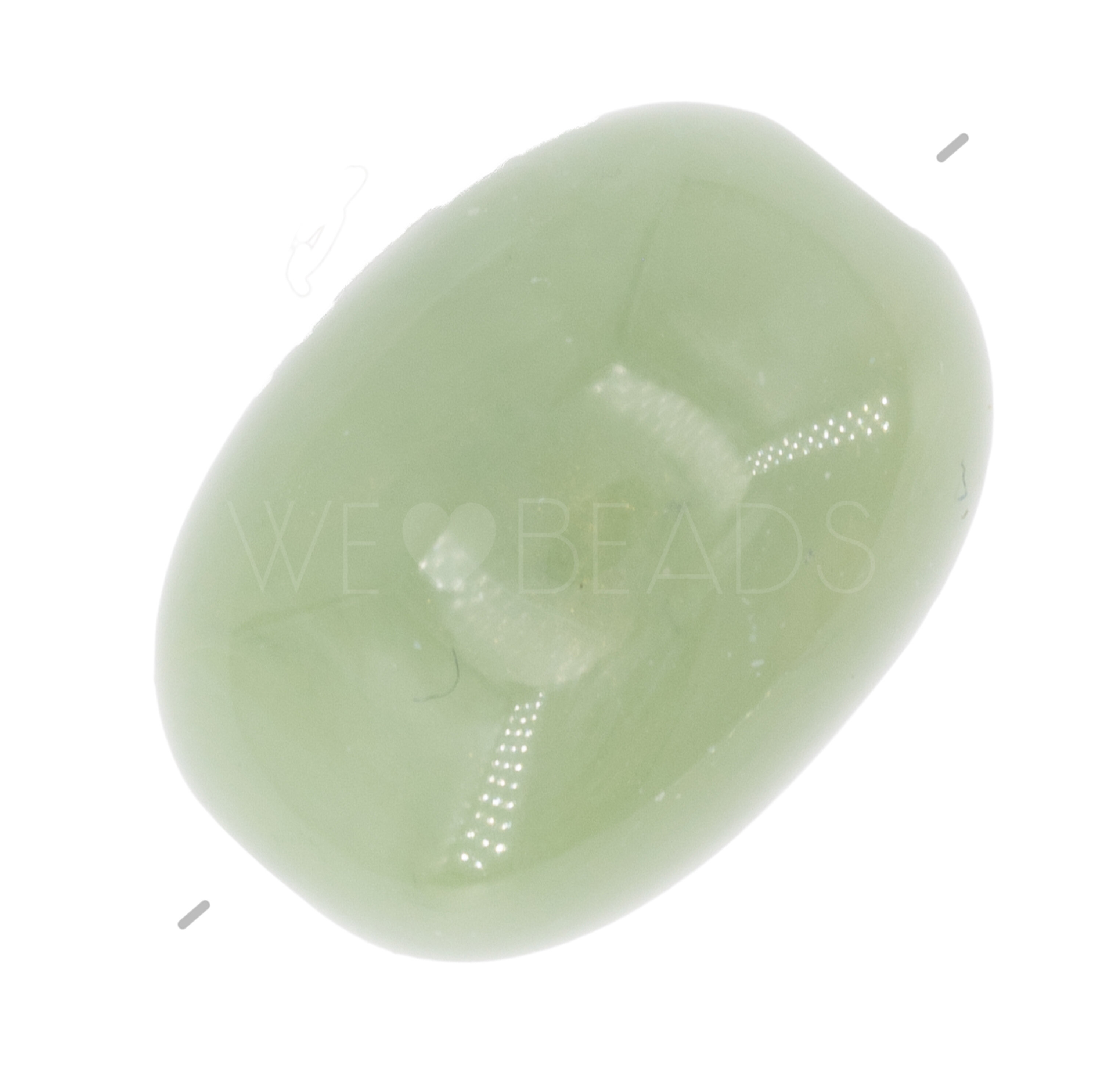 21x15 oval Perle in jade