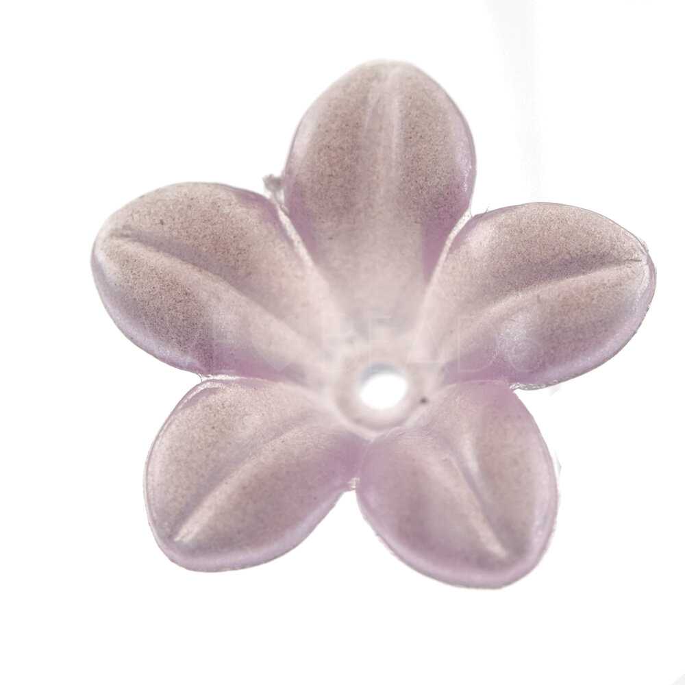 14mm Flower Beads in rosa