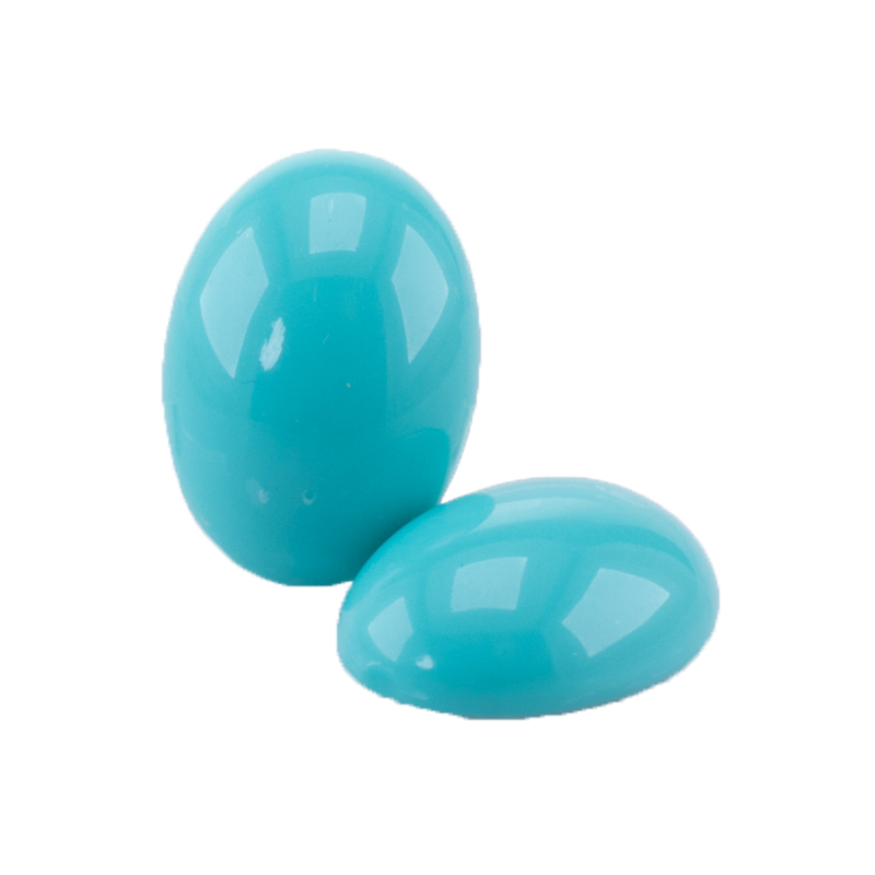 8x6 oval Cabochon in türkis 