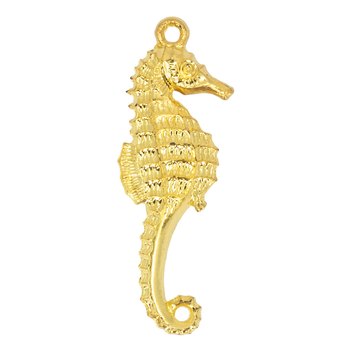 28x10 seahorse Charm in gold
