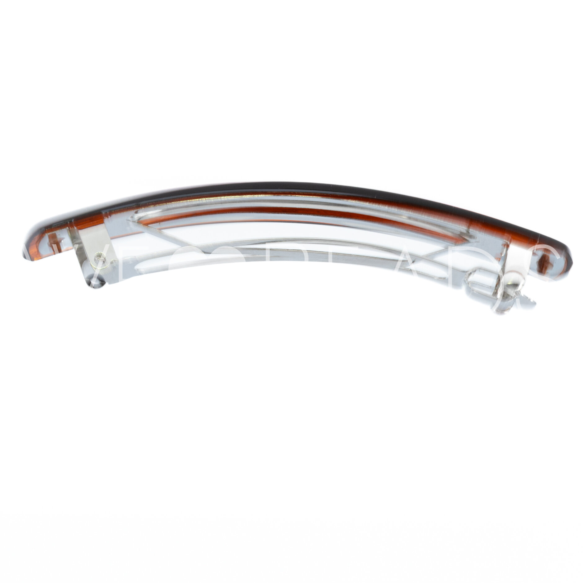 Haarspange Rechteck in Havanna Large