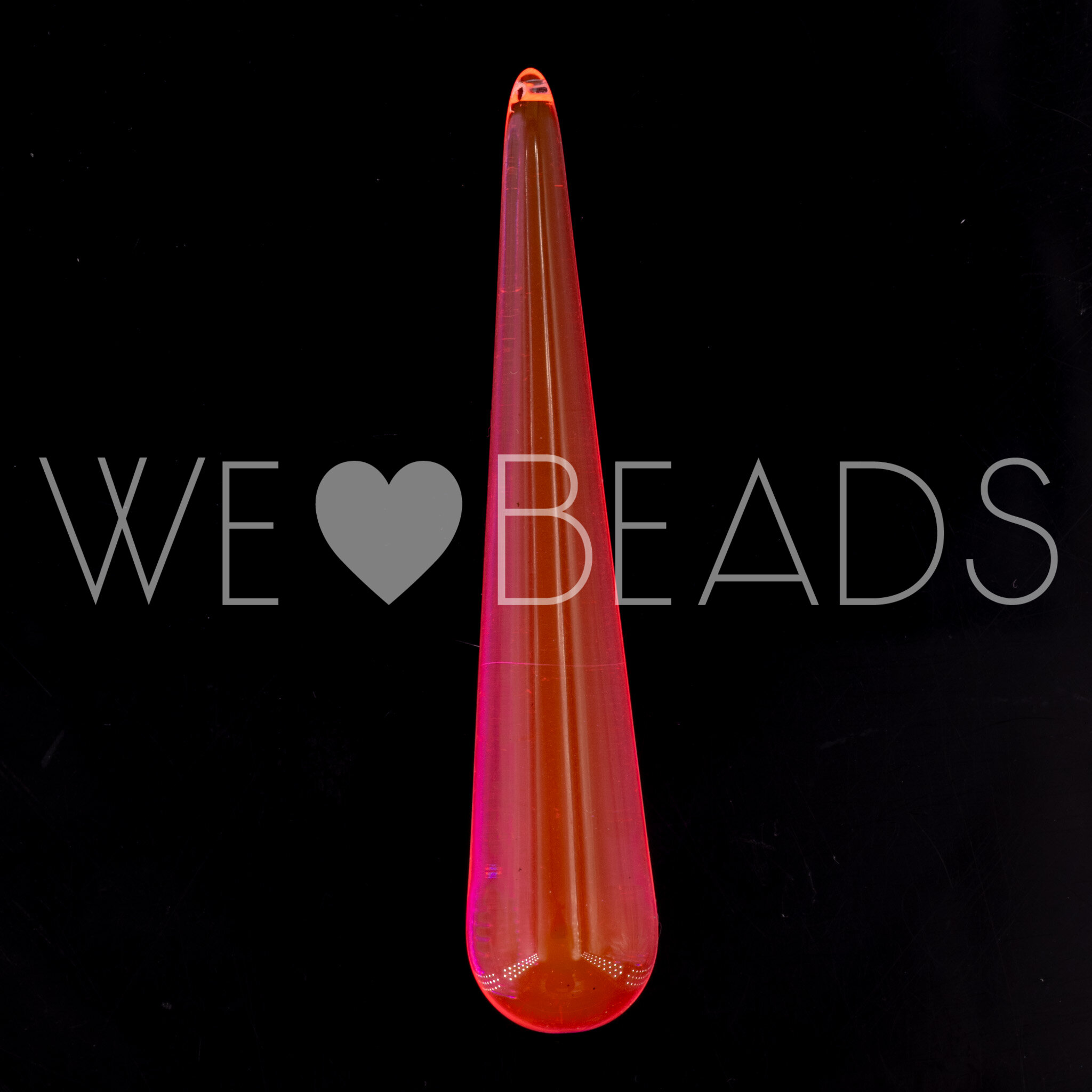 60x12 Perle Tropfen in neon pink 