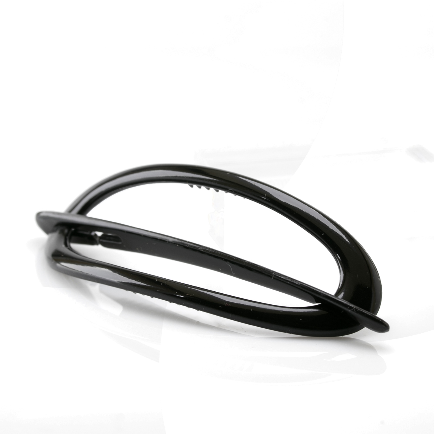 Libellenspange in schwarz Satt, Large
