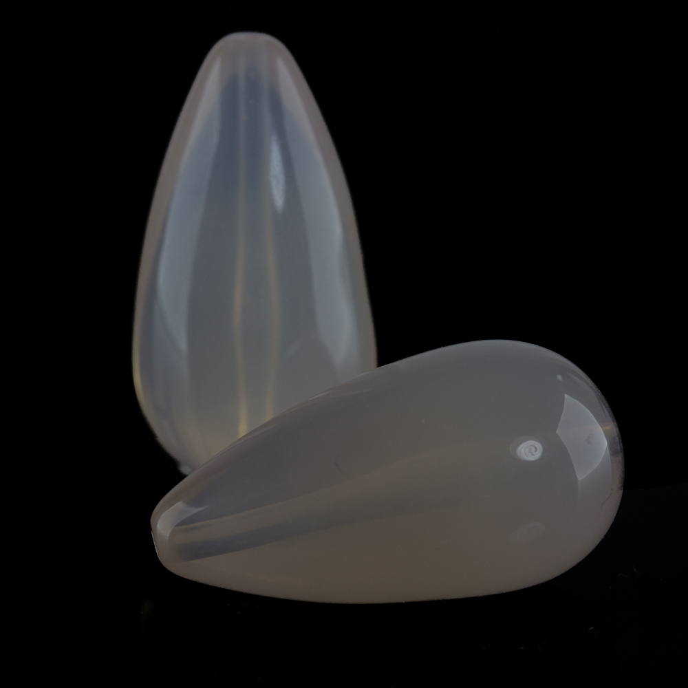 26x14 Drop Bead - angelskin Opal