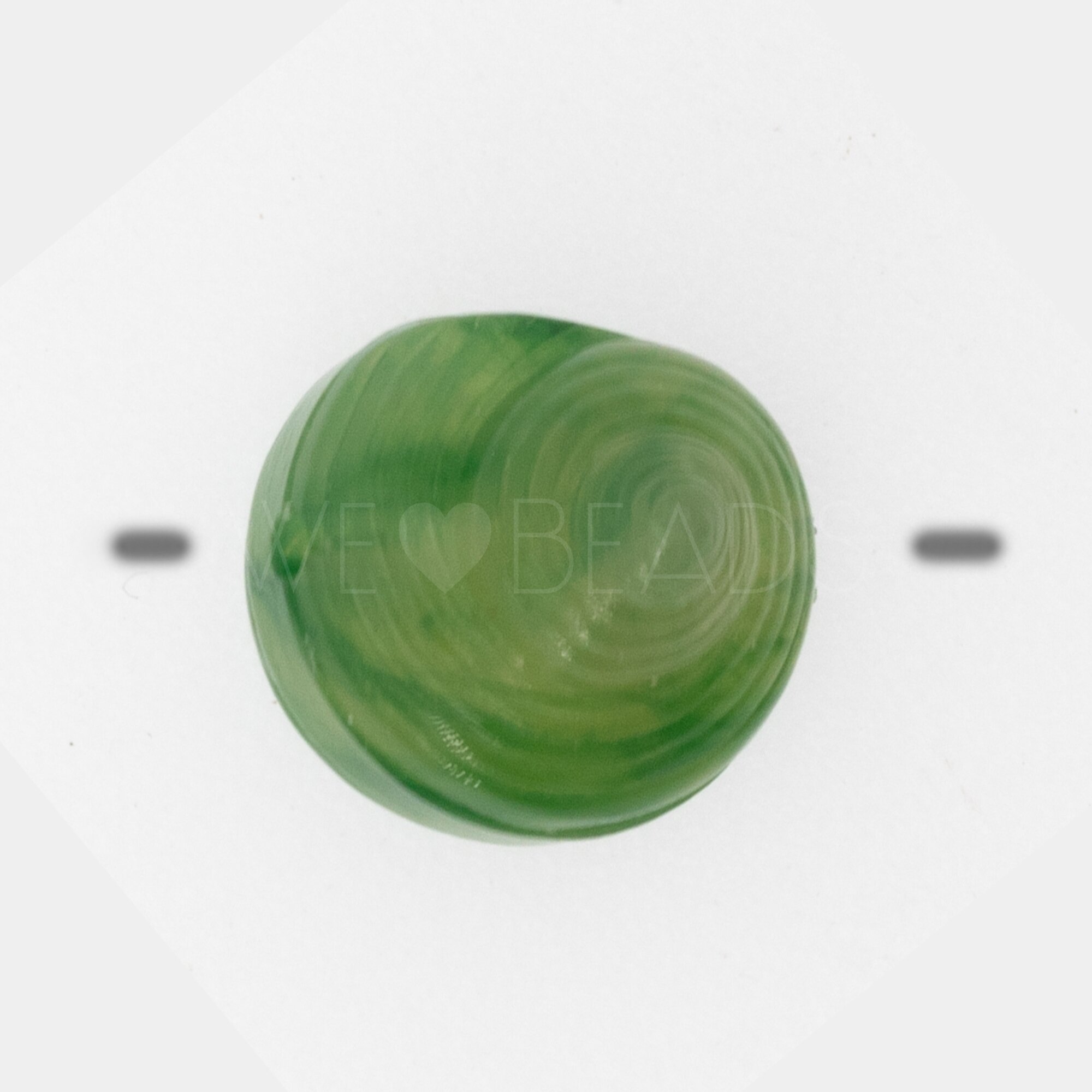 Muschel Perle in Farngrün