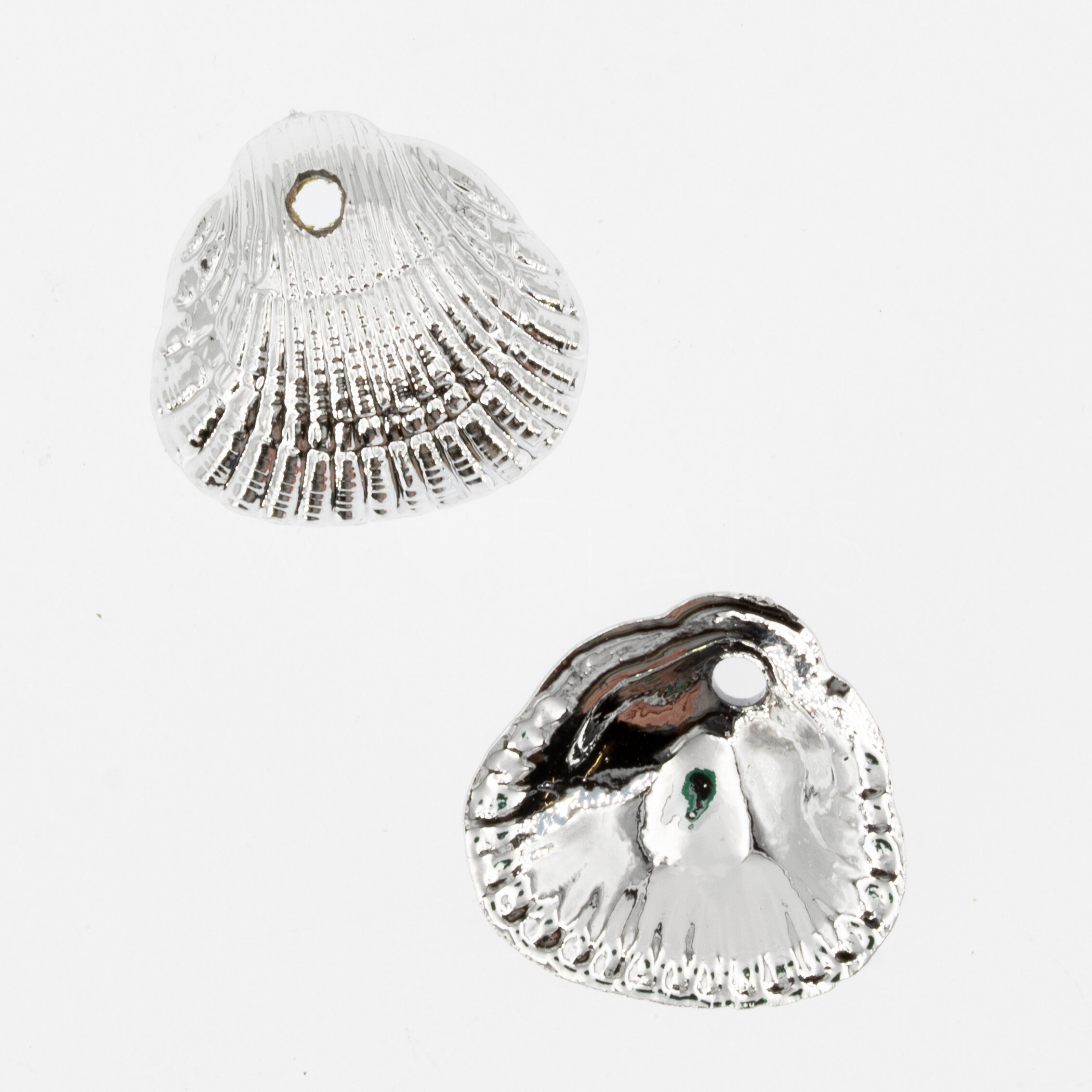 18x17 Muschel Anhänger in silber