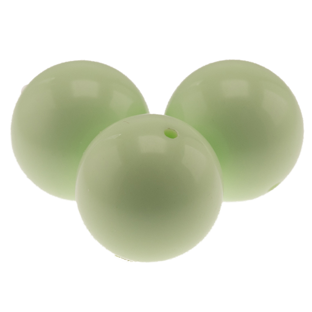 10mm Roundbead in mintgreen Opaque