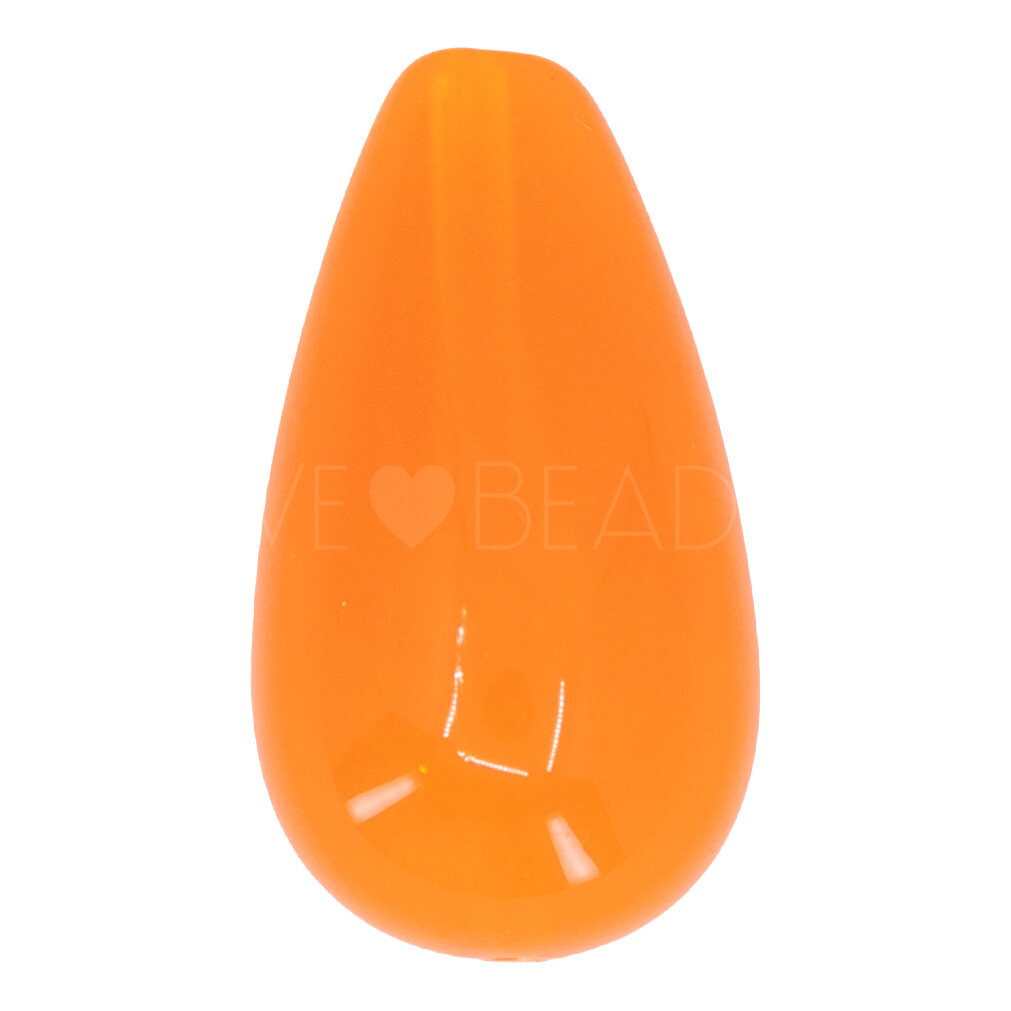 18x10 Tropfen Perle in orange