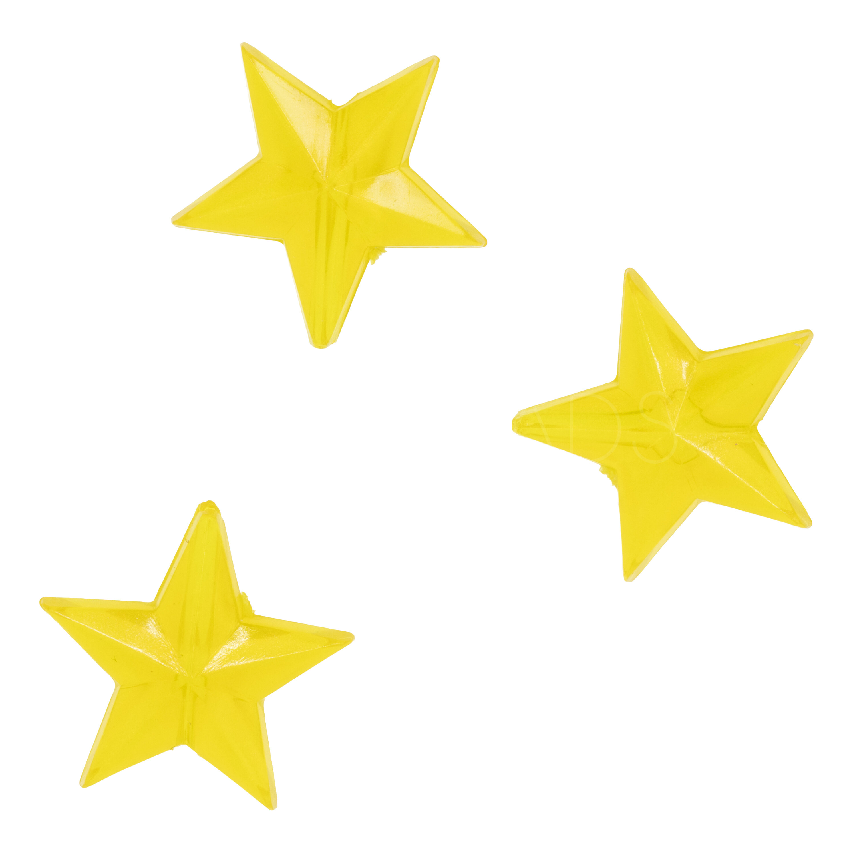 14mm Star Beads in Dandelion