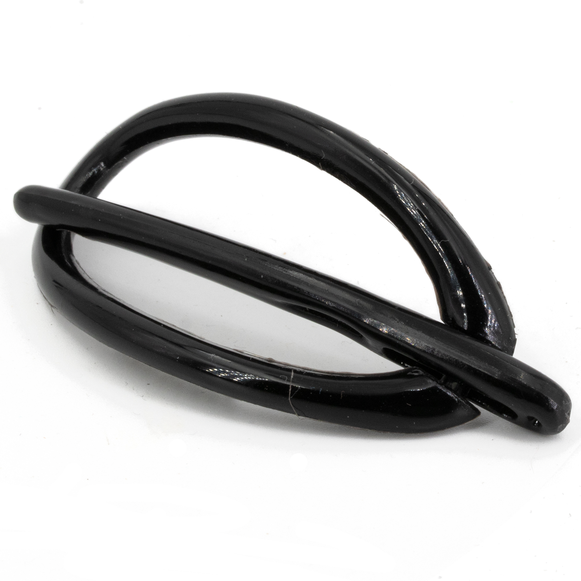 Libellenspange in schwarz Satt, medium