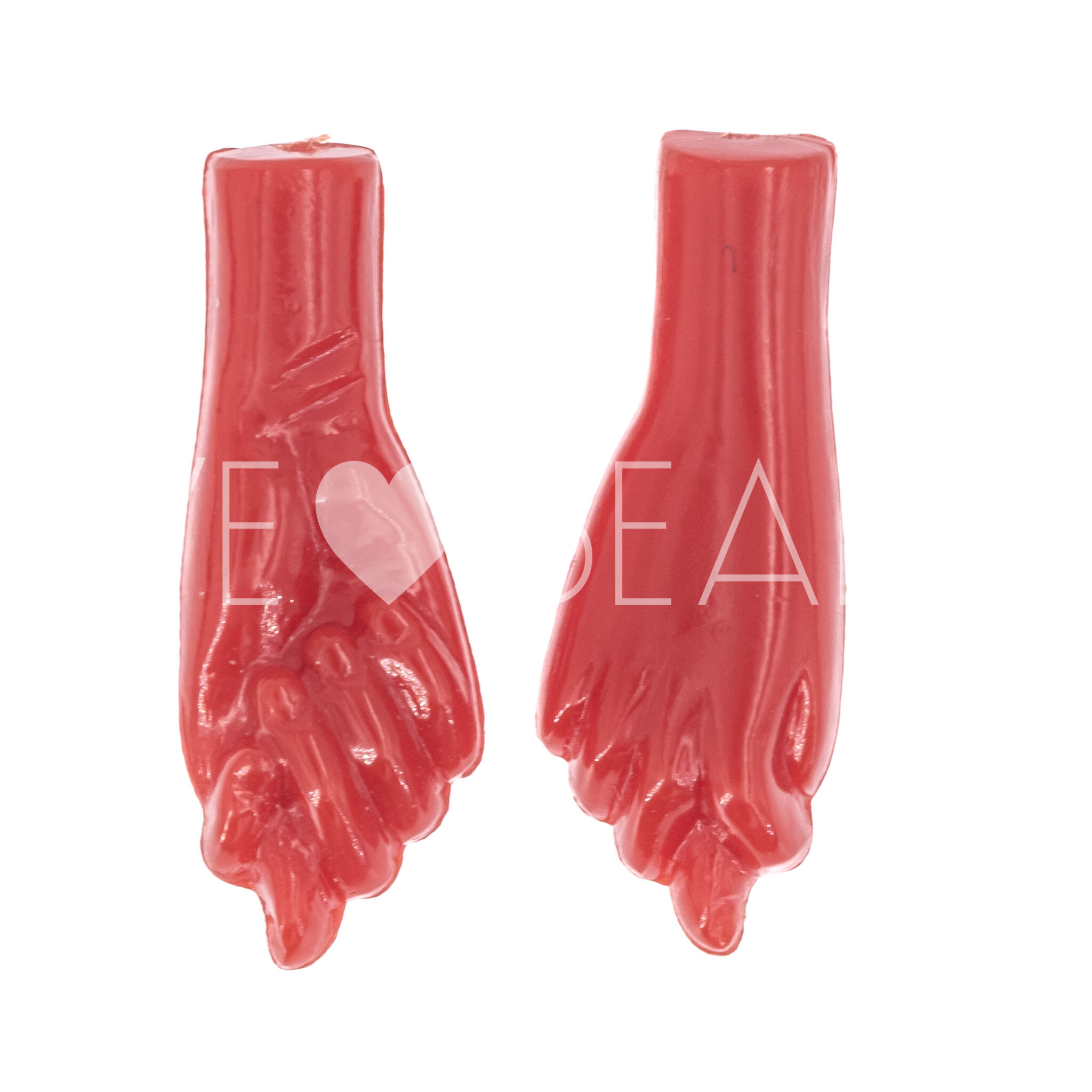 16x6 Hand  in red Opaque