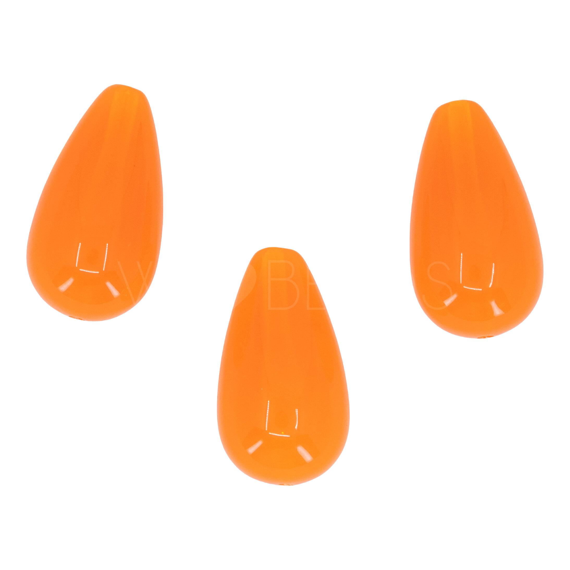 18x10 Tropfen Perle in orange
