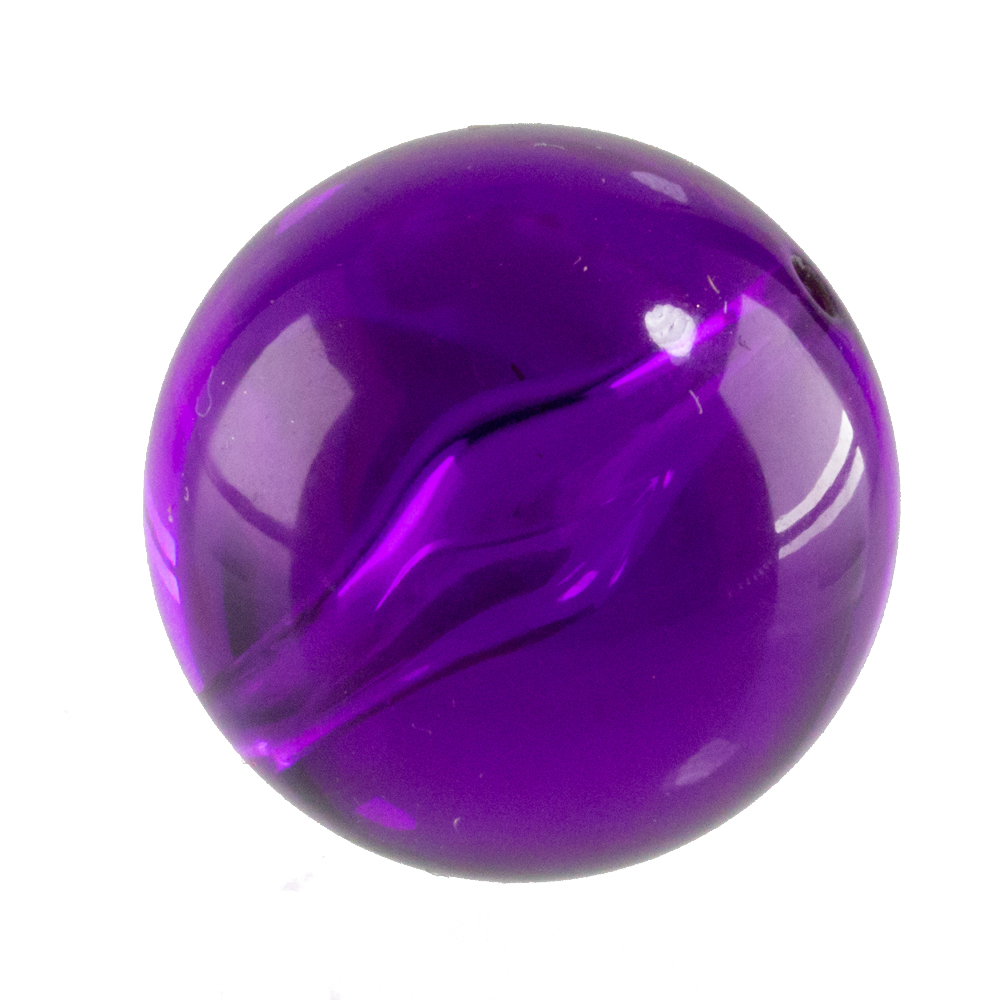 20mm Roundbead in purple Translucent