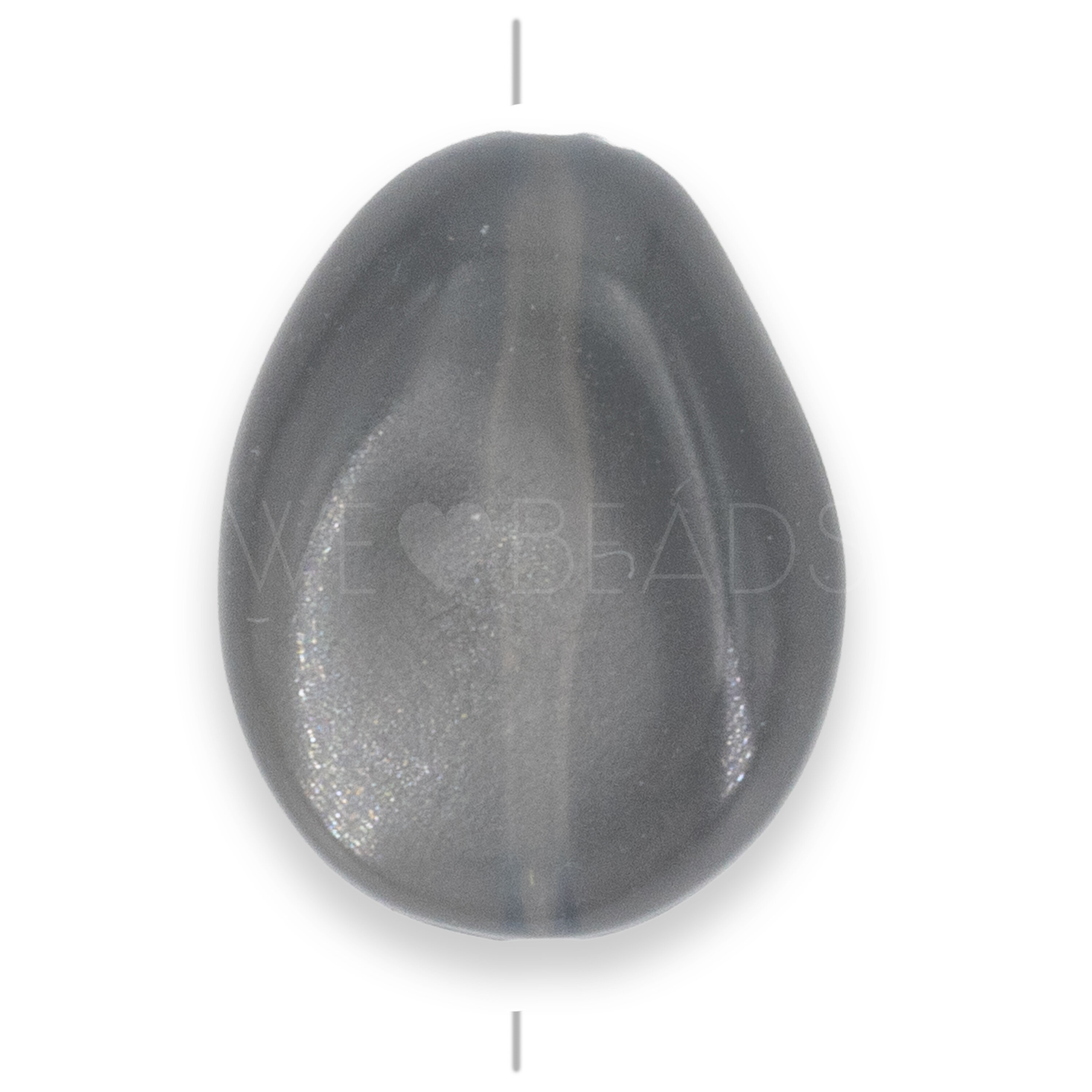 18x14 Perle Barock in quarzgrau 