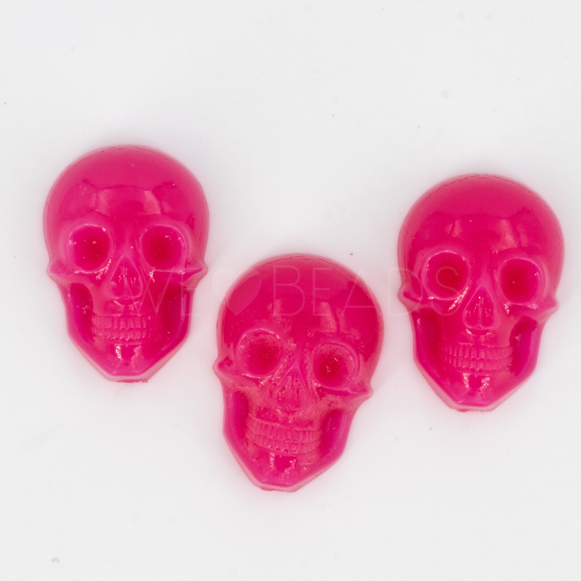 20x14 Cabochon Totenkopf in pink