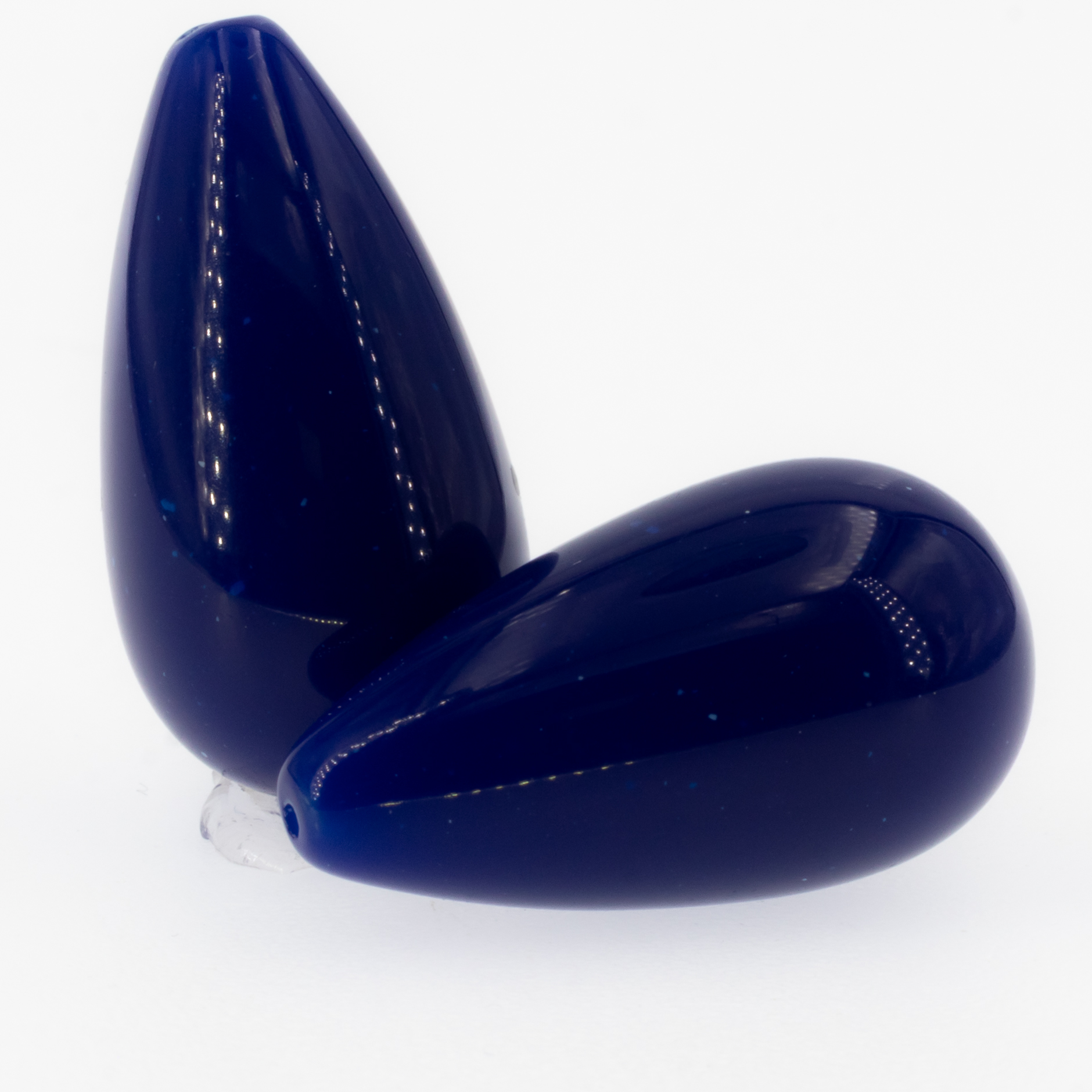 14x8 Tropfen perle - ultramarinblau Satt