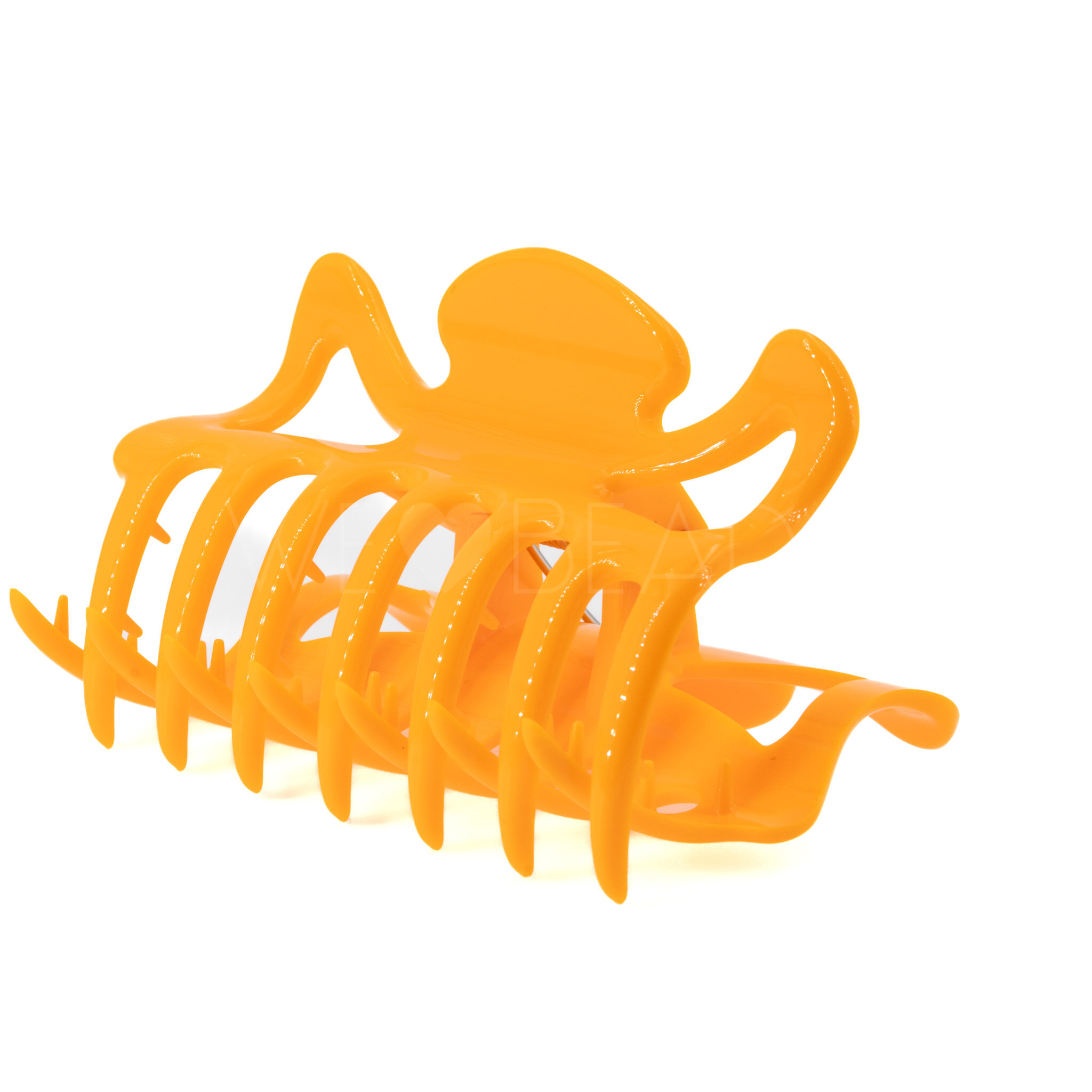 Haarklammer in pastell orange (Large)